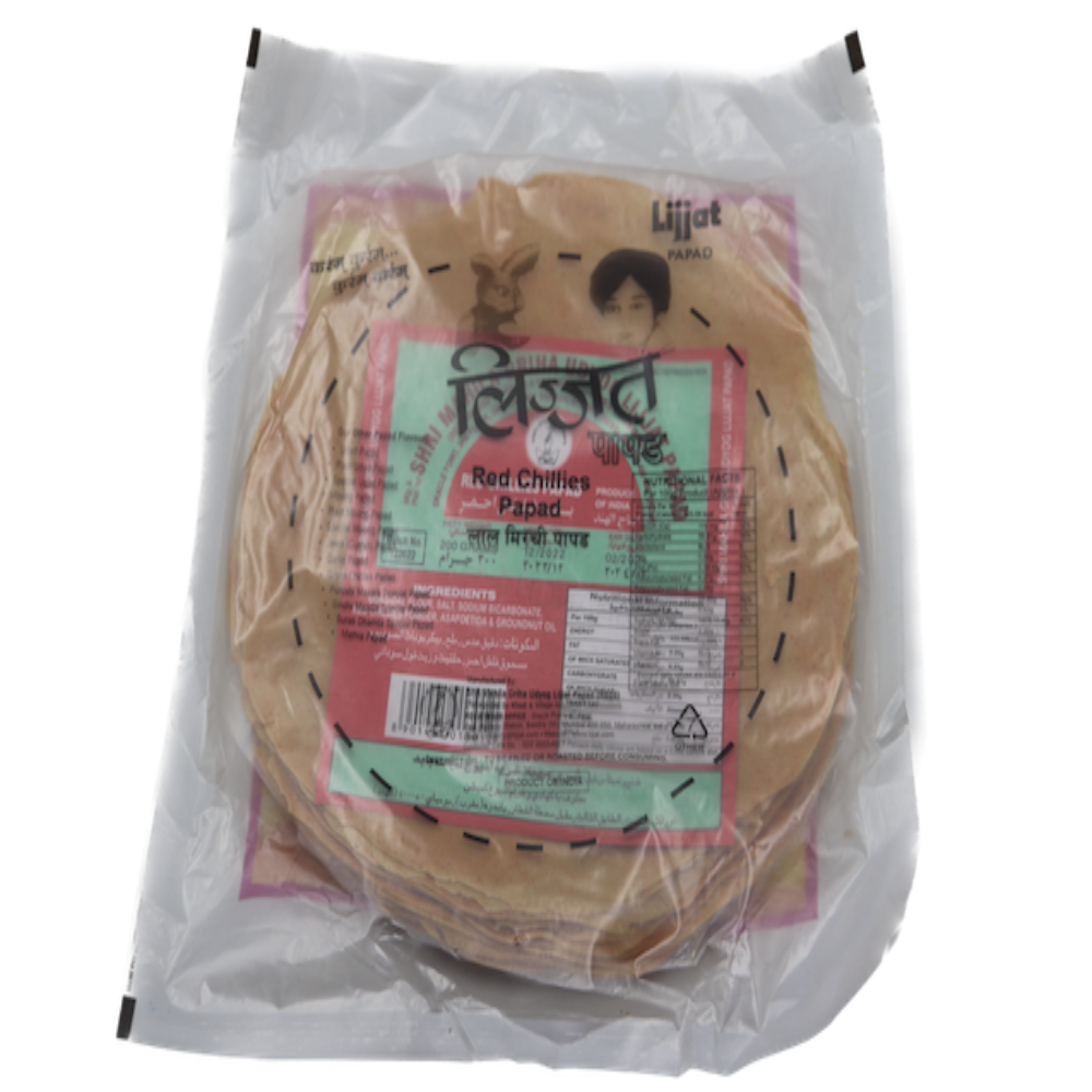 Lijjat Papad Red Chilli