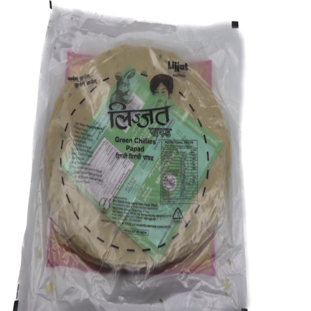 Lijjat Papad Green Chilli