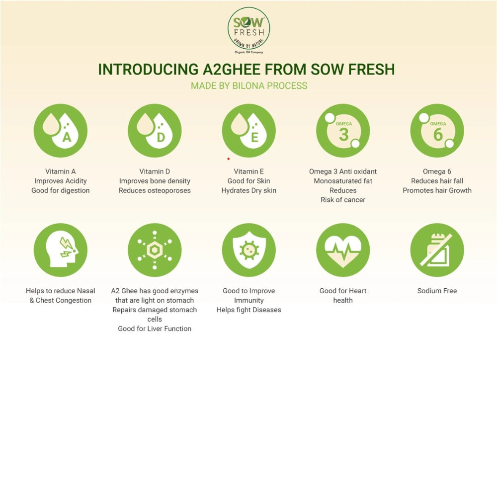 Sow Fresh A2 Cow Ghee