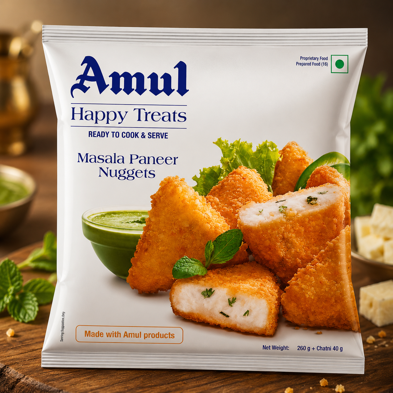 Amul Masala Paneer Nugget