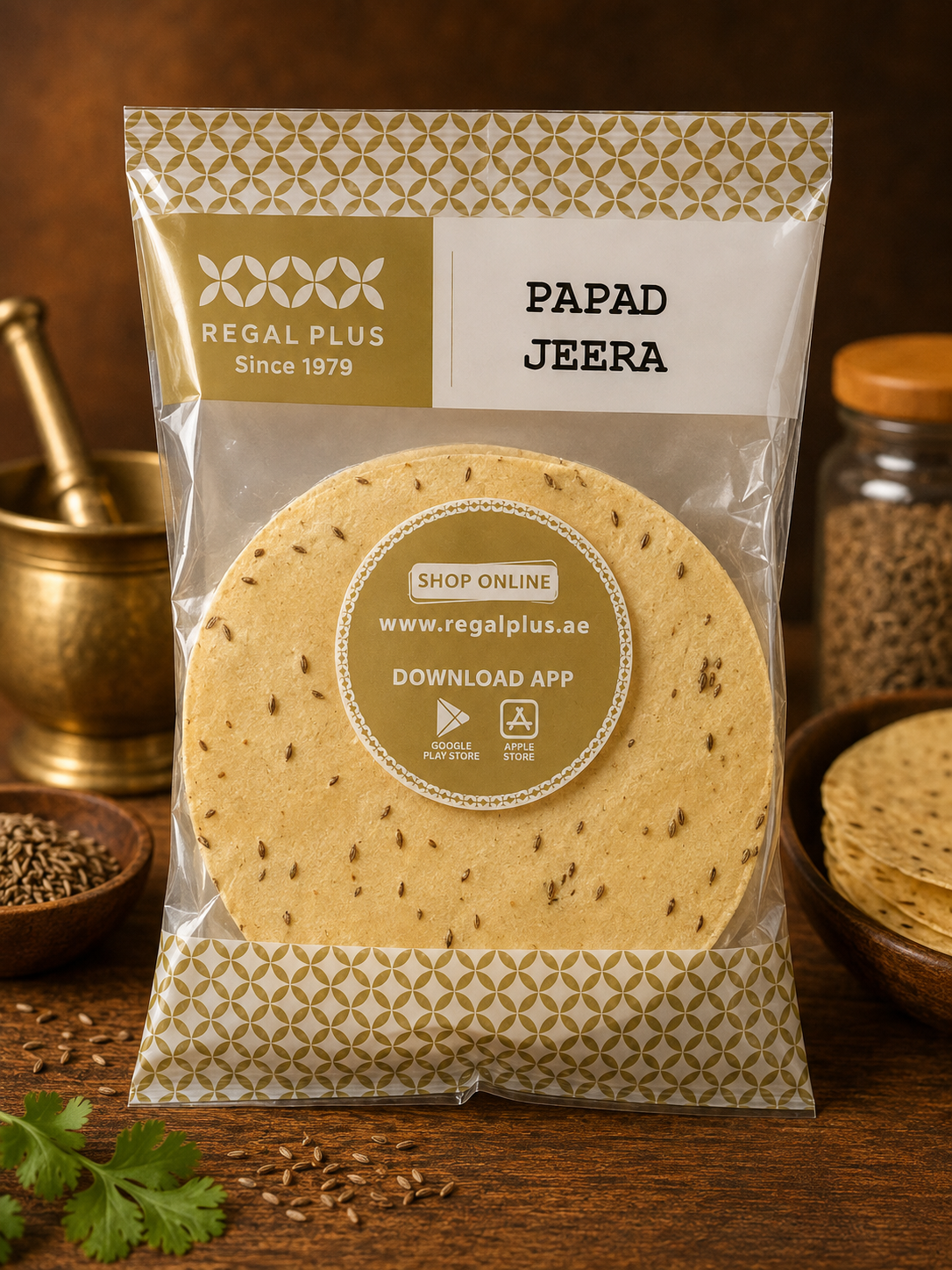 Jeera Papad