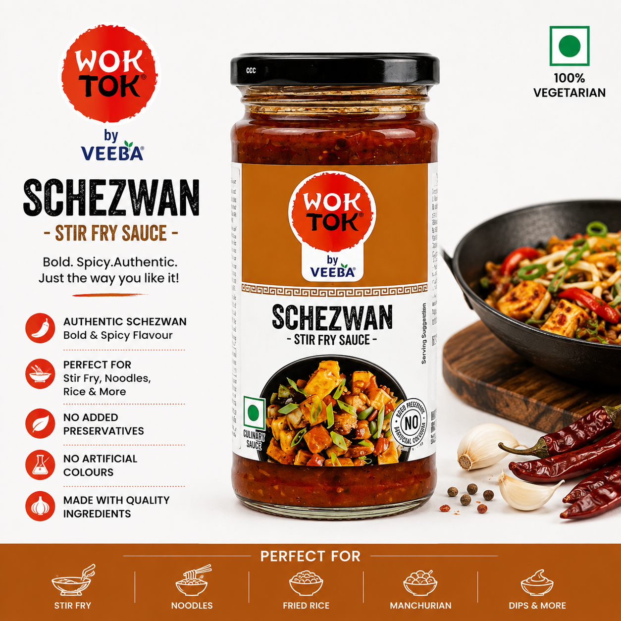 Veeba Wok Tok Schezwan Stir Fry Sauce