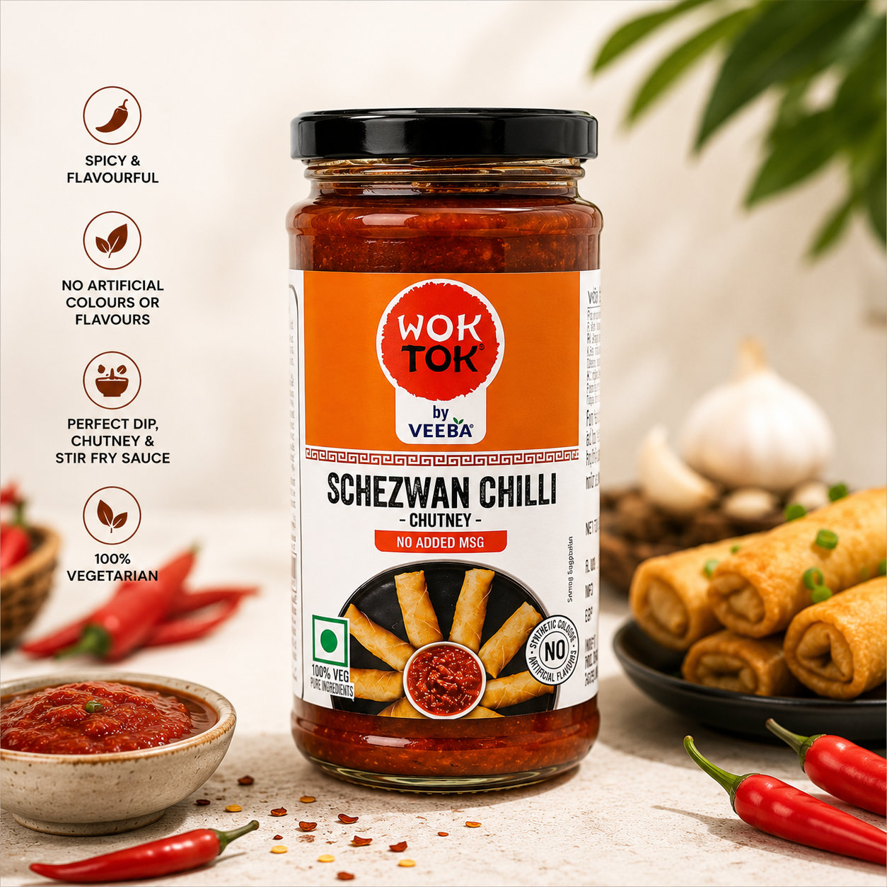 Veeba Wok Tok Schezwan Chilli Chutney
