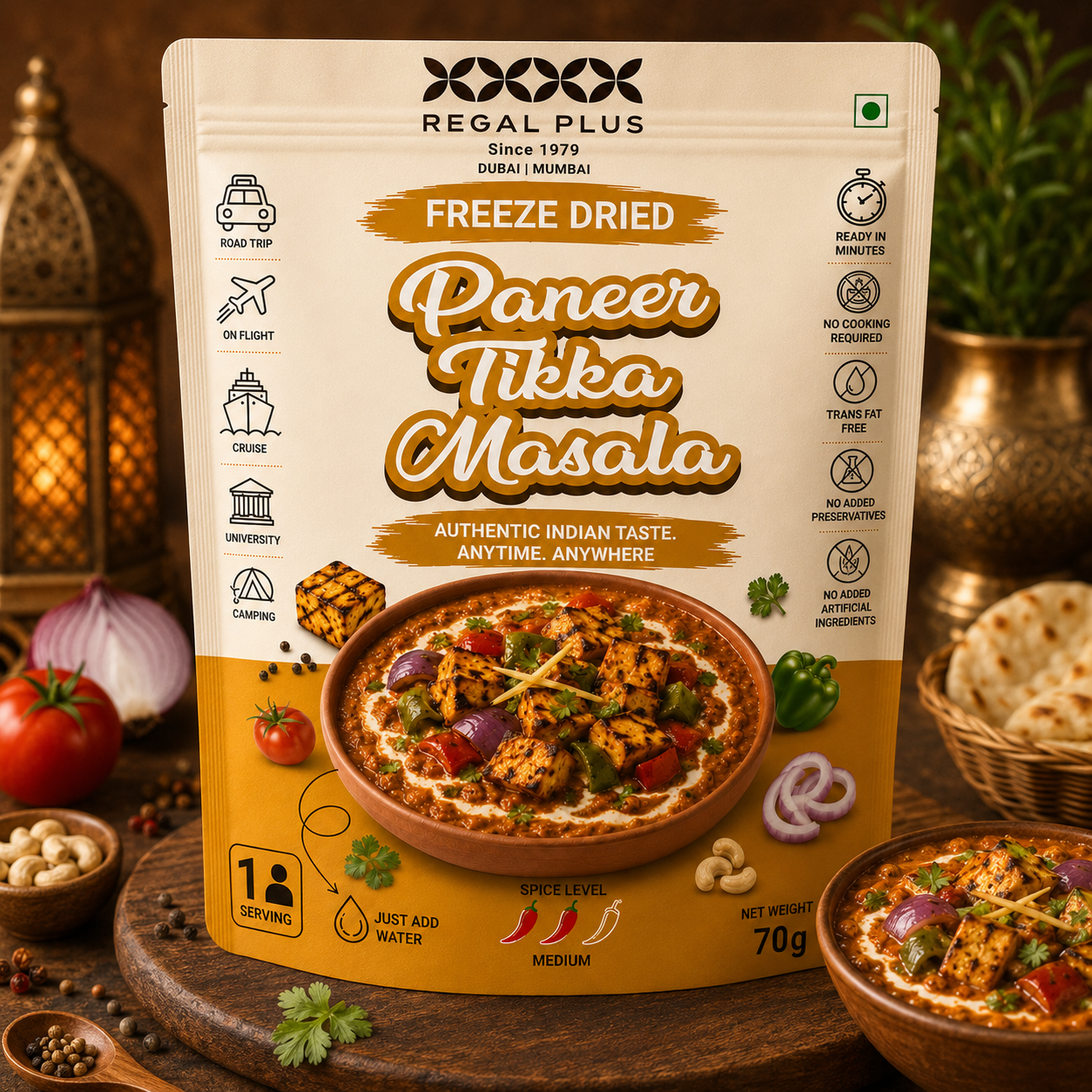 Freeze Dried Paneer Tikka Masala