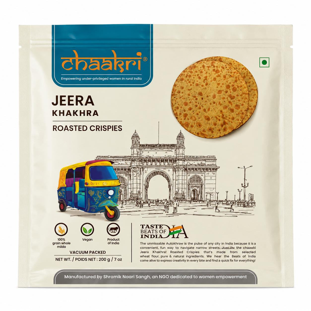 Chaakri Khakra Jeera