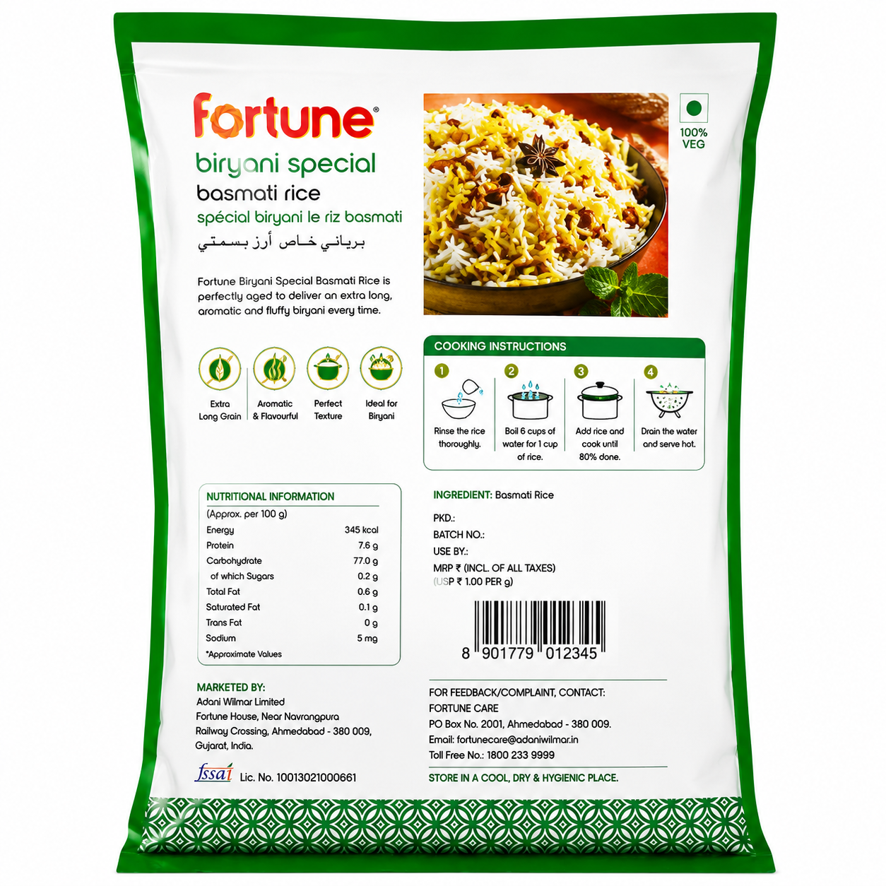 Fortune Biryani Special Basmati Rice