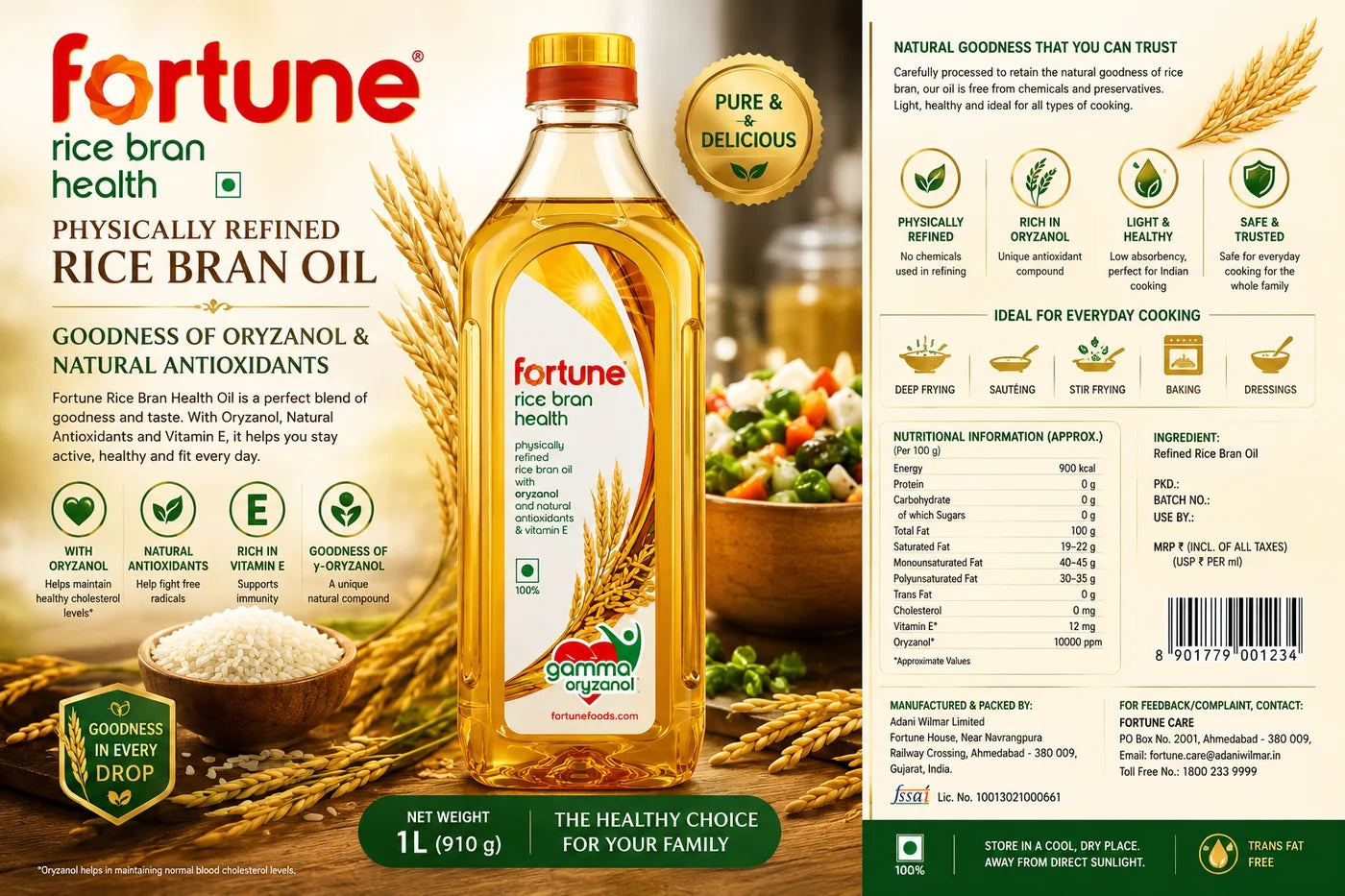 Fortune Kachi Ghani Mustard Oil