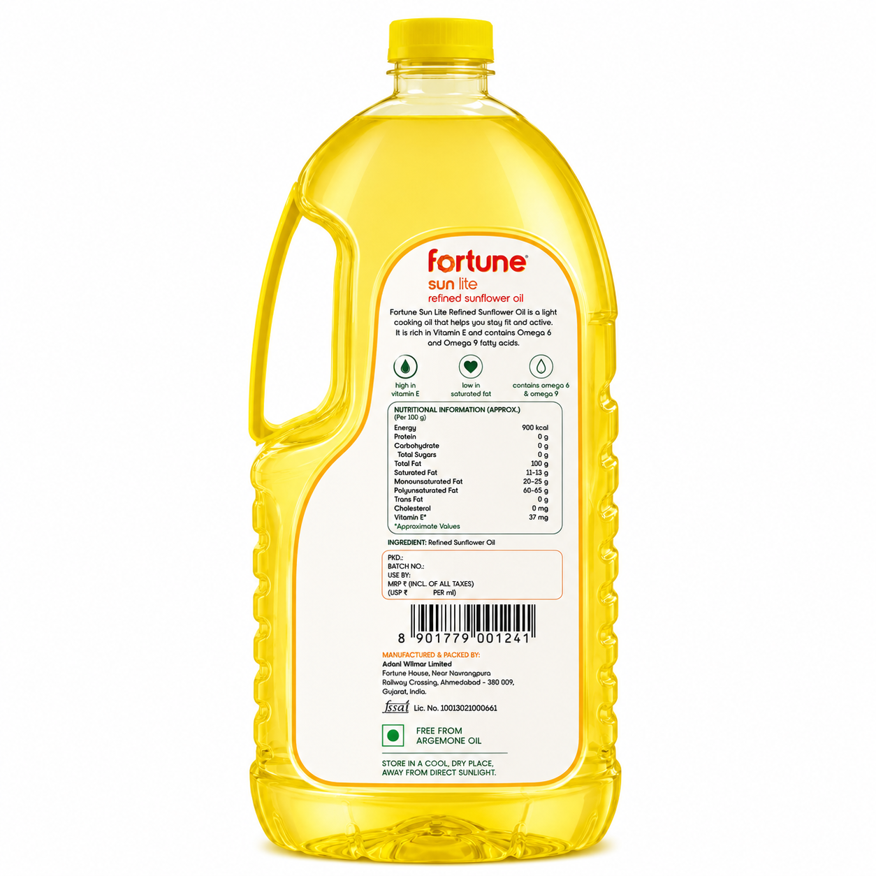 Fortune Sun Lite Sunflower Oil