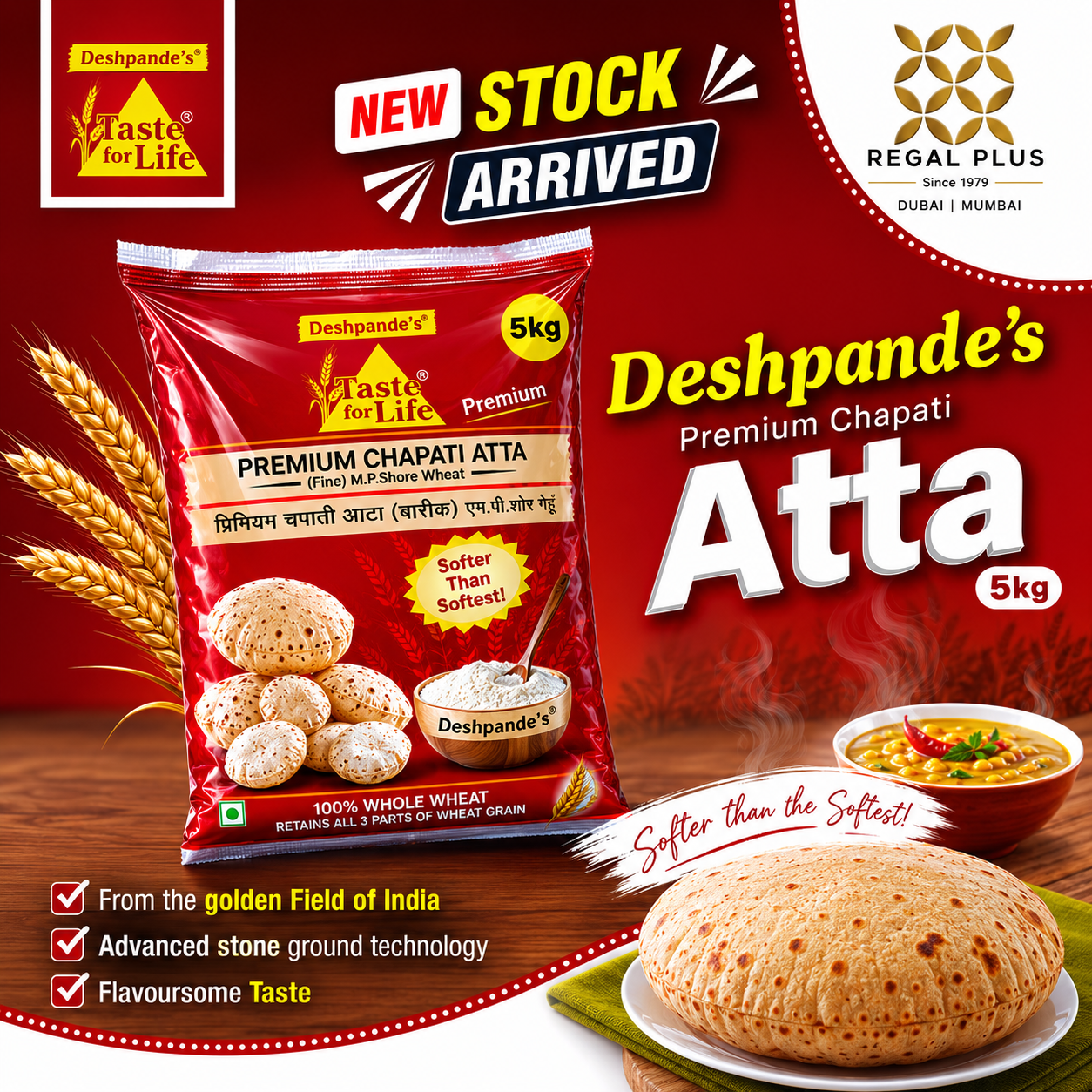 Deshpande's Premium Chapati Atta