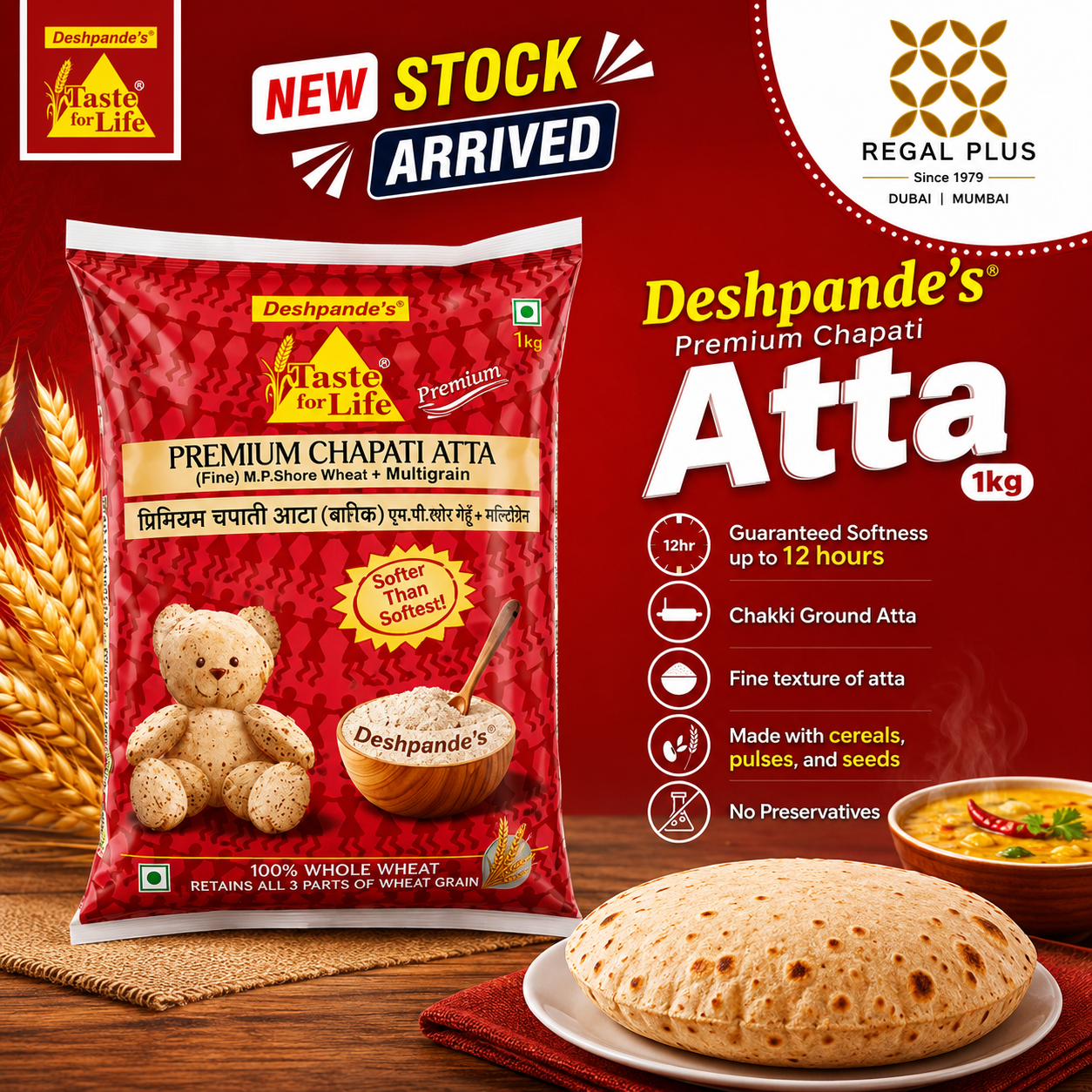 Deshpande's Premium Chapati Atta