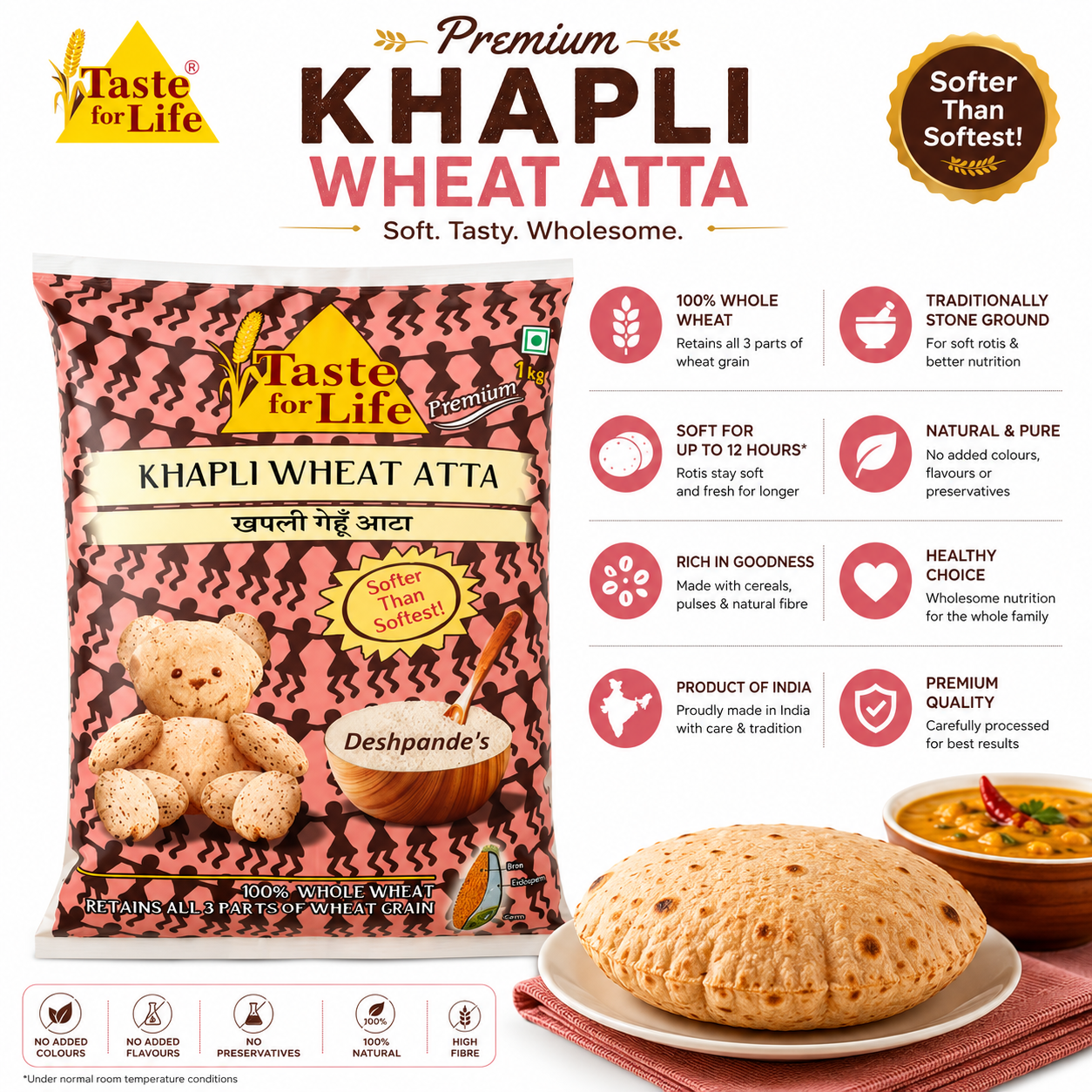 Deshpande's Khapli Wheat Atta