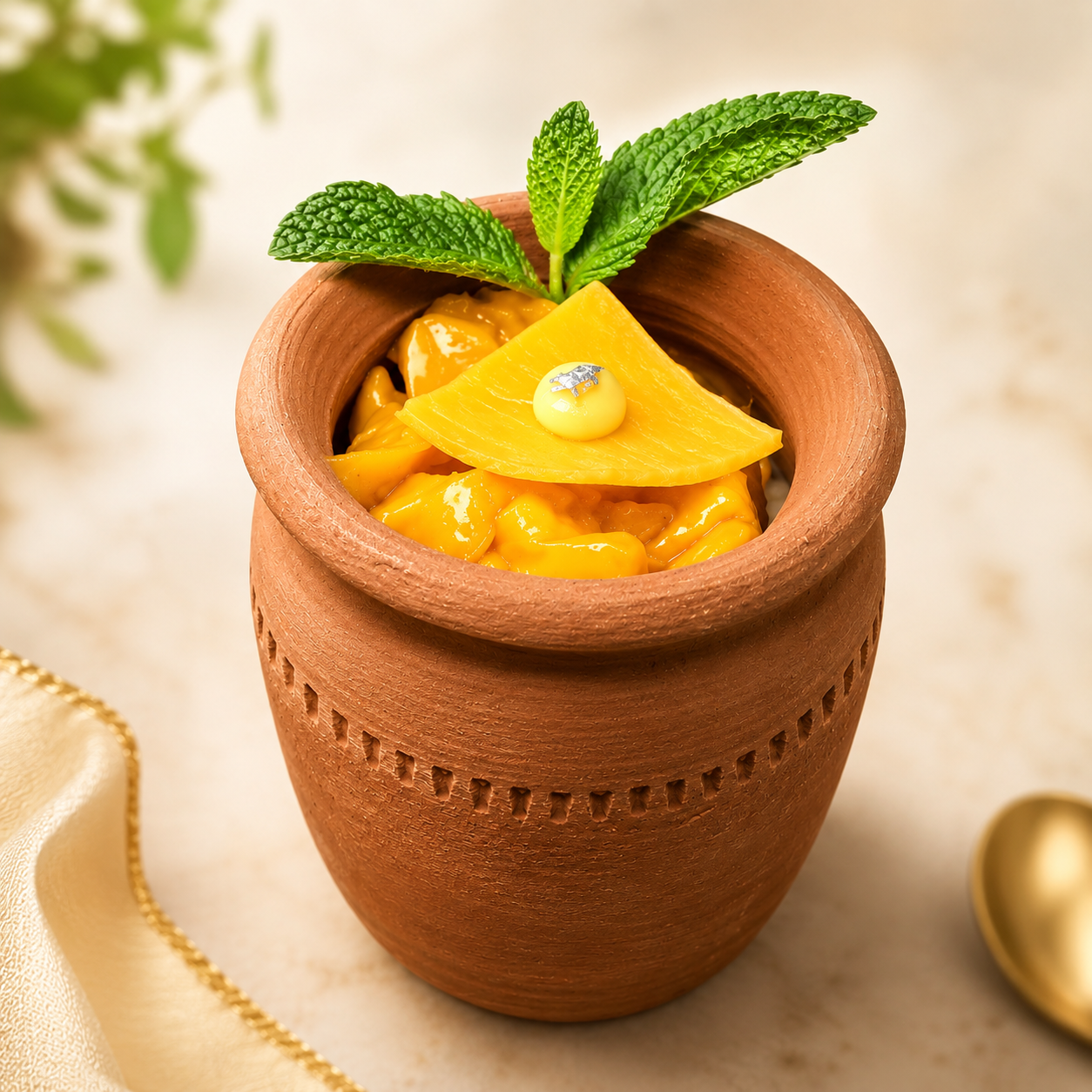 Baked Mango Yogurt