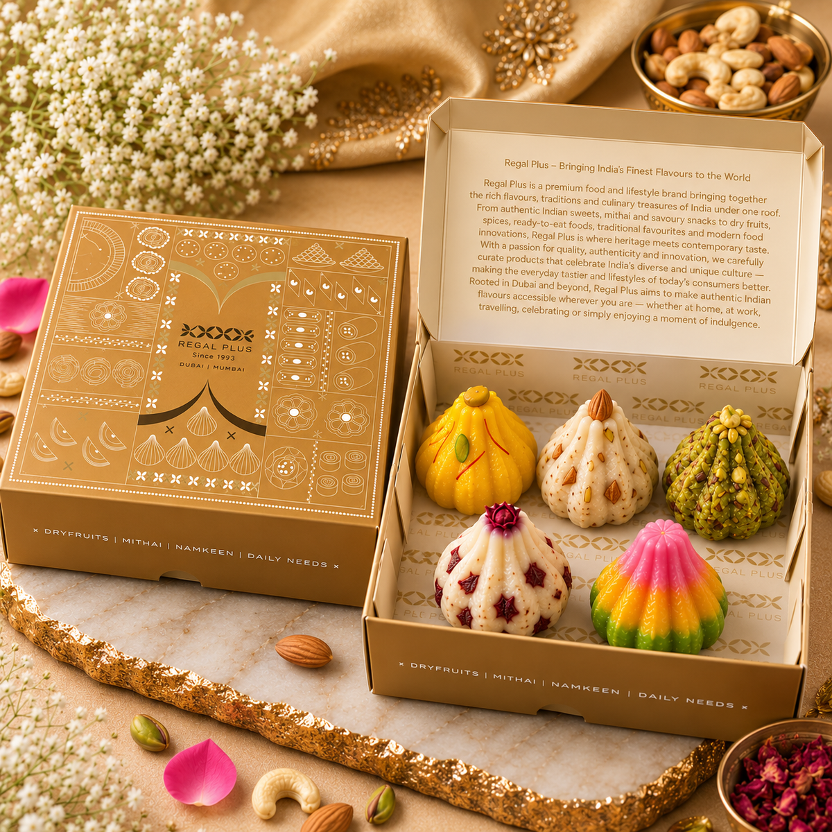 5pc Modak Prasad Box