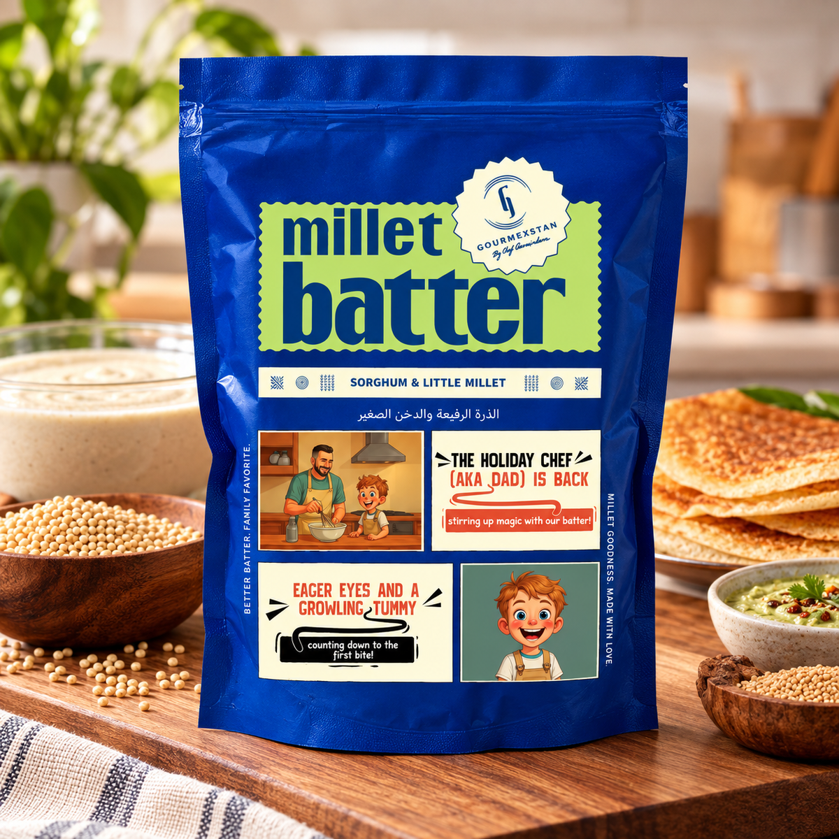 Gourmestan Sorghum & Little Millet Batter
