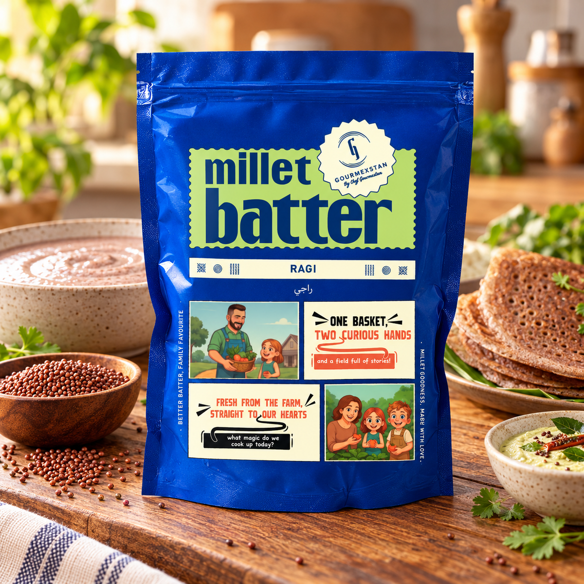 Gourmestan Ragi Batter