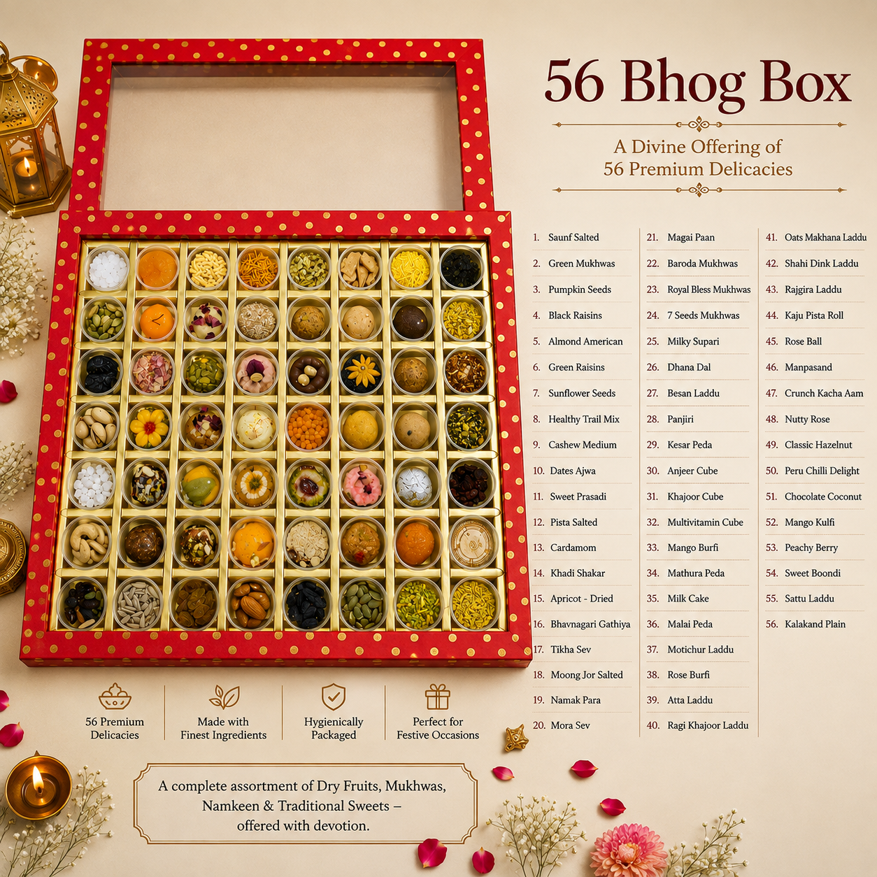 56 Bhog Janmashtami Gift Box