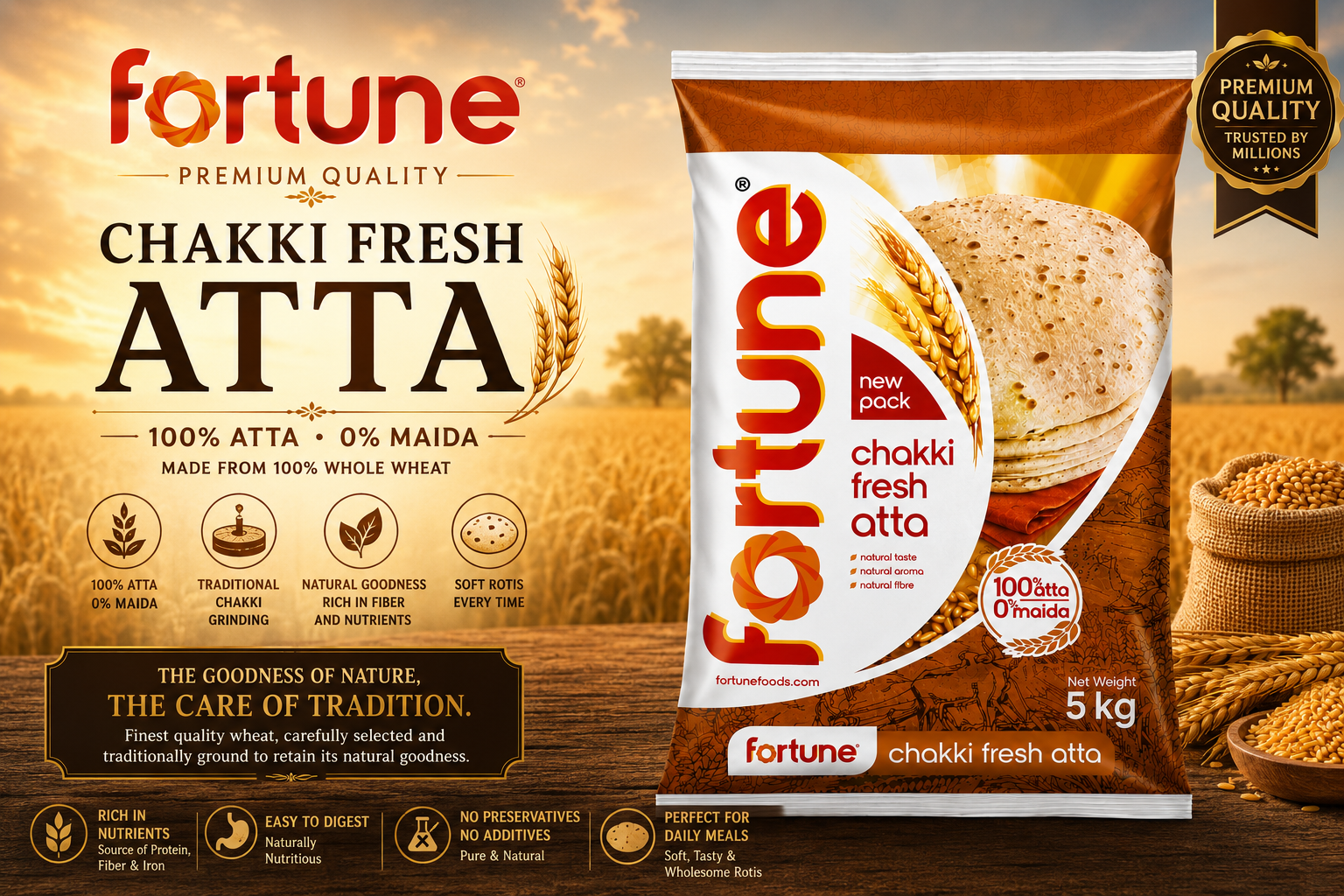 Fortune Chakki Fresh Atta