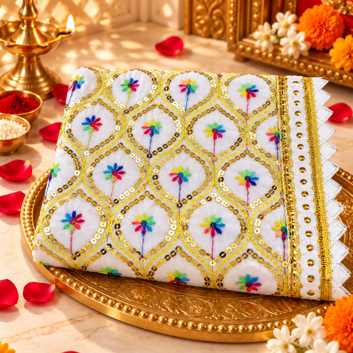 Chunari Doodhiya White