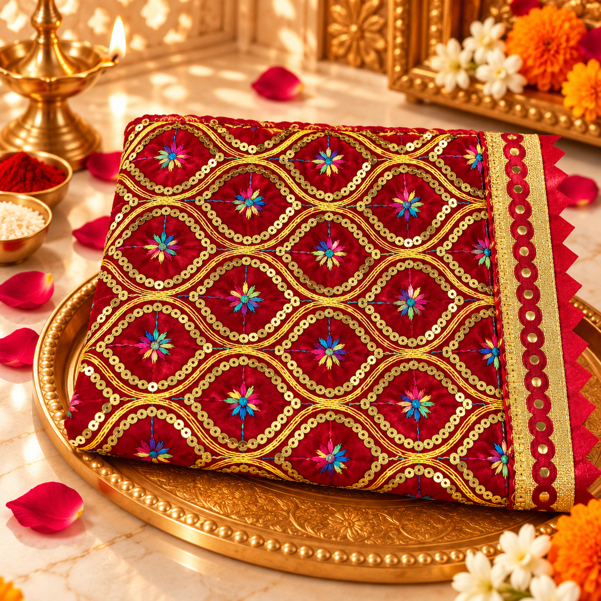 Chunari Maroon