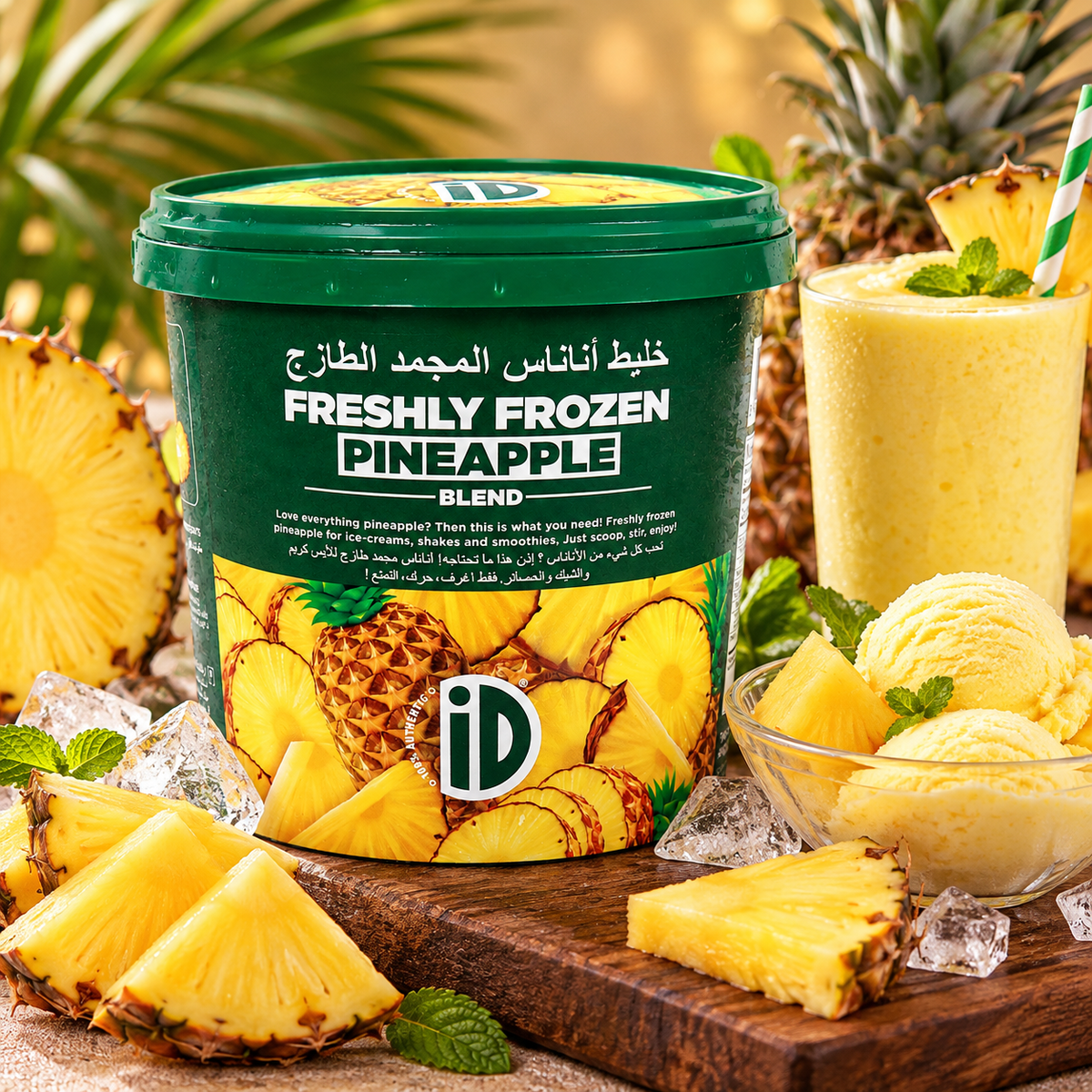 iD Freshly Frozen Pineapple Blend