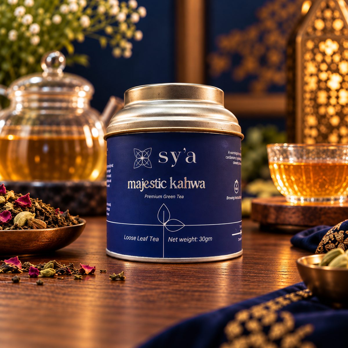 Sya Majestic Kahwa Premium Green Tea (Loose Leaf)