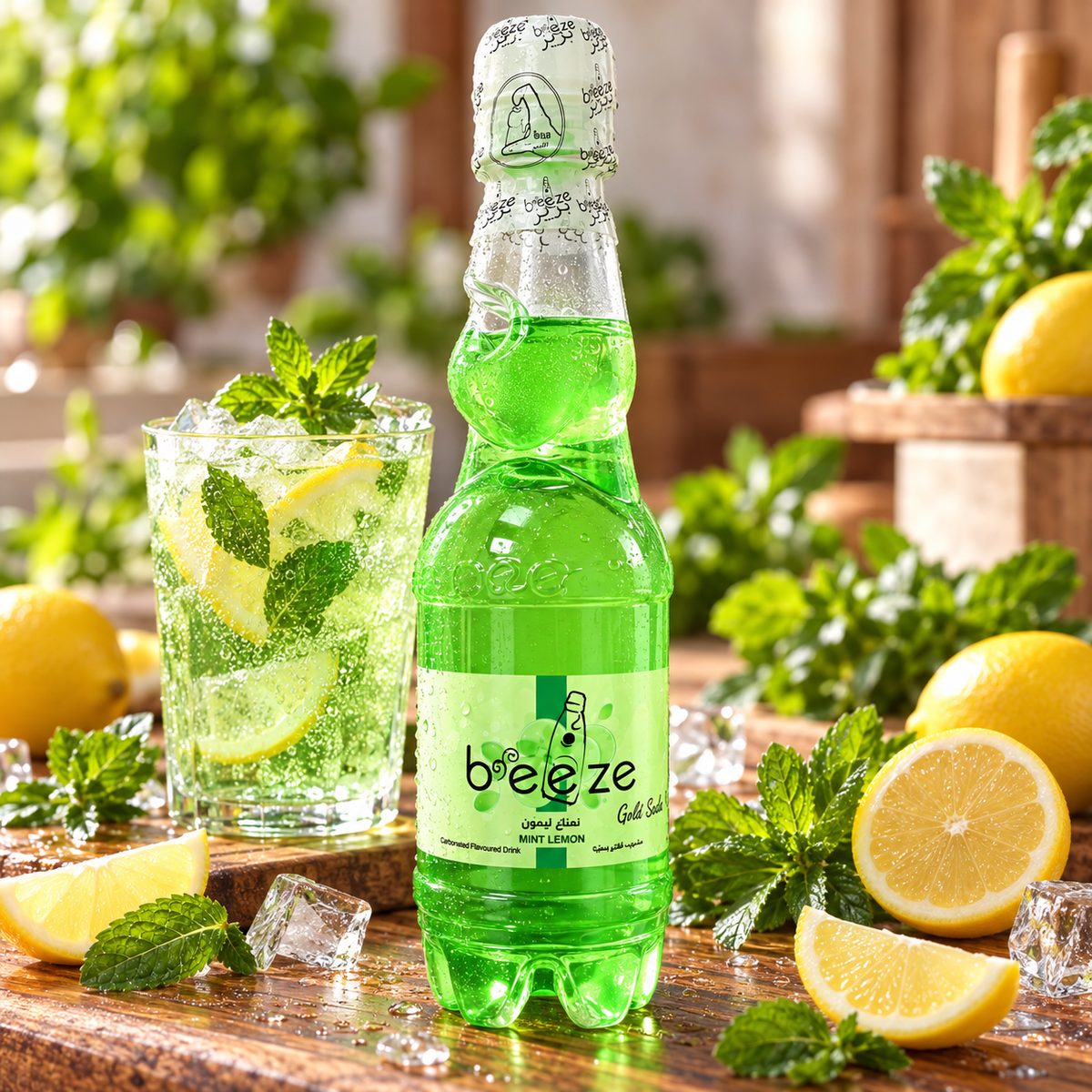 Breeze Mint Lemon Goli Soda