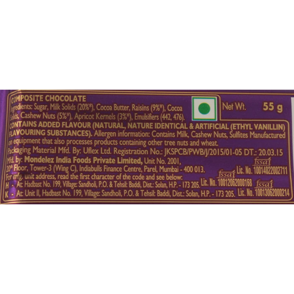 Cadbury Silk Fruit Nut