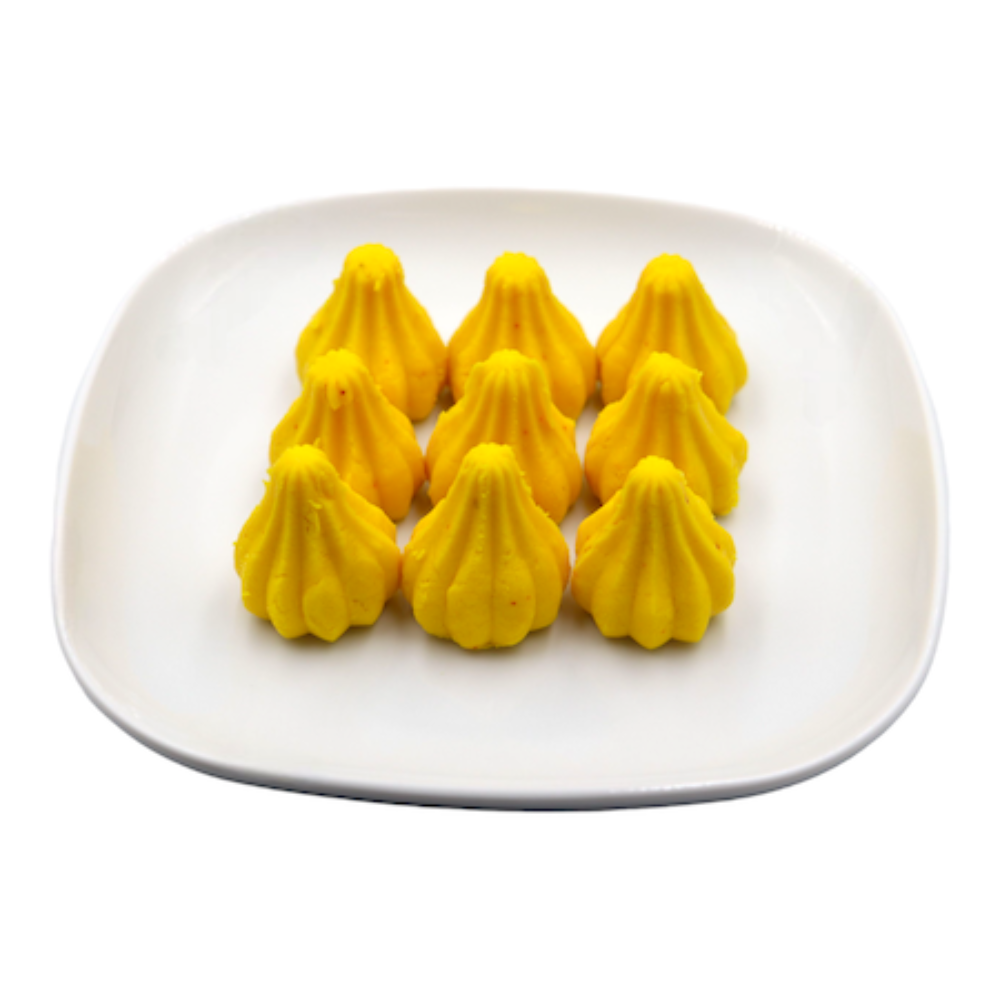 Modak Malai Plain Yellow