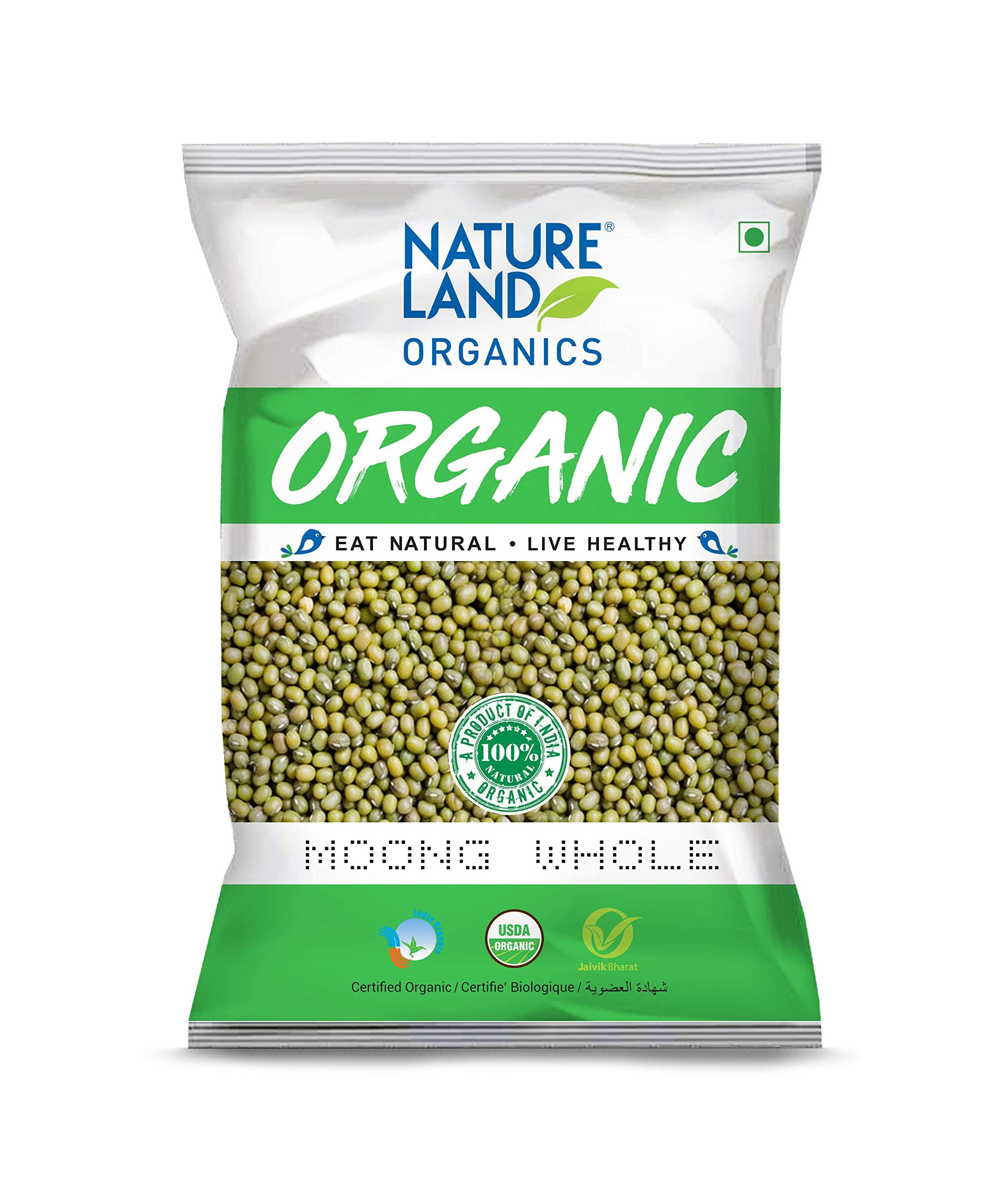 Natureland Organics Moong Whole Natureland