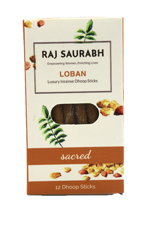 Raj Saurabh Loban Dhoop Sticks (Charcoal Free)