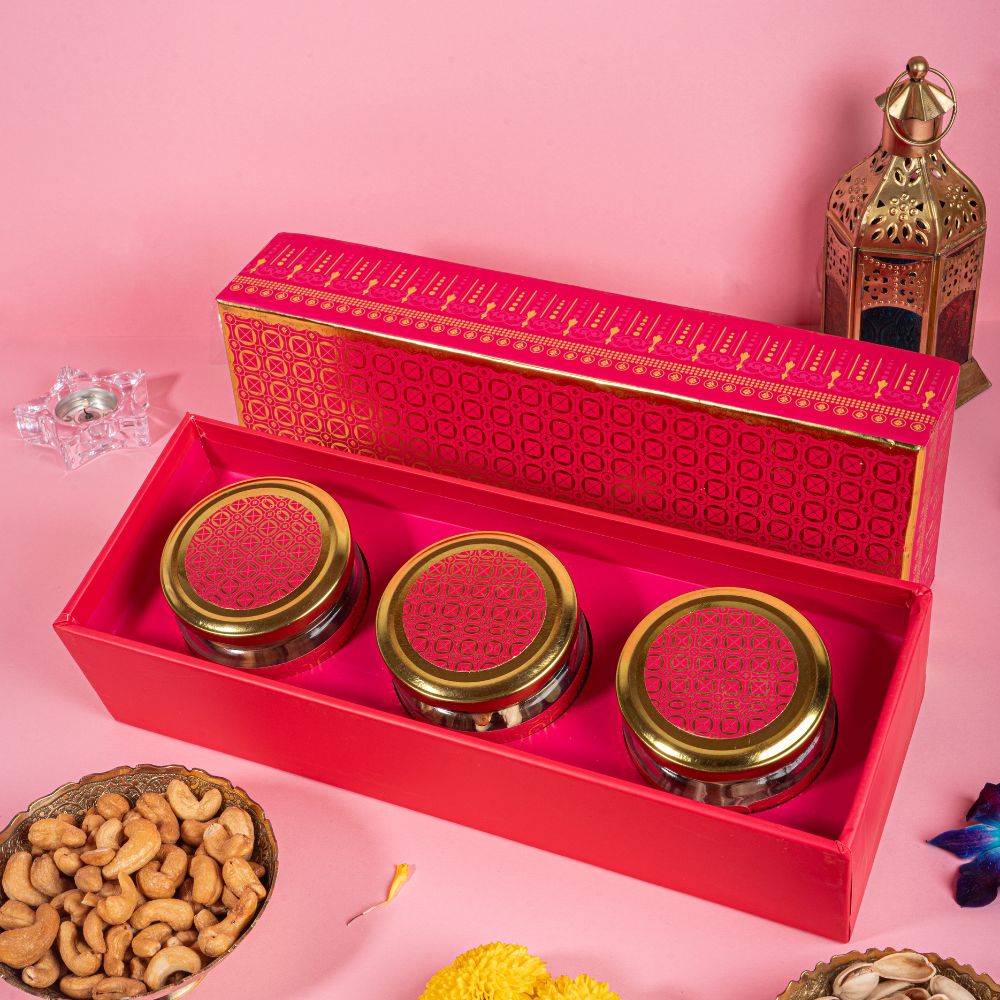 Gift Box Dryfruits 3 Bottles