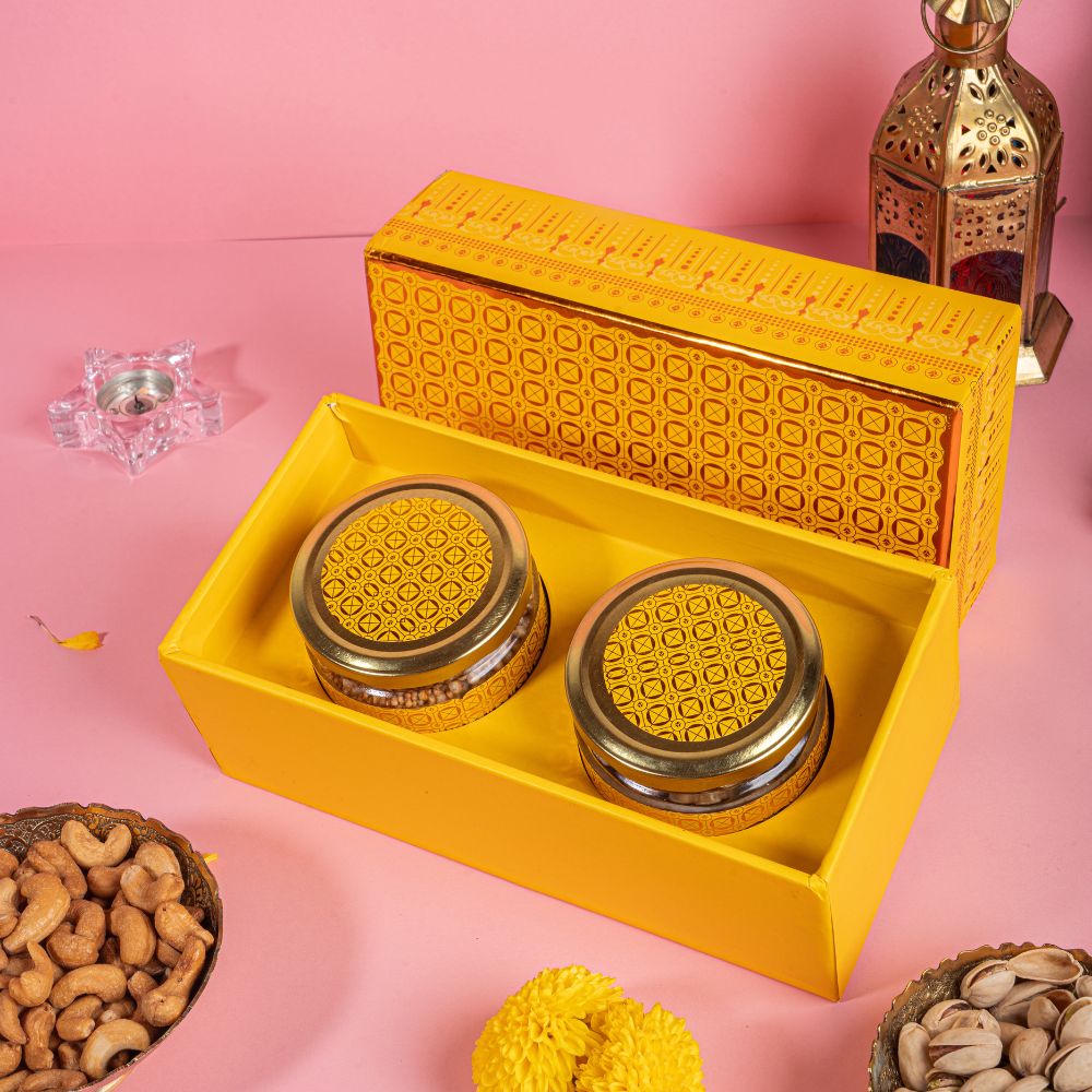 Gift Box Dry Fruits 2 Bottles