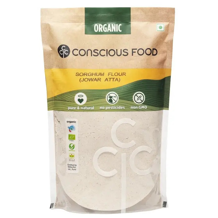 Conscious Food Organic Jowar Atta (Sorghum) 500g