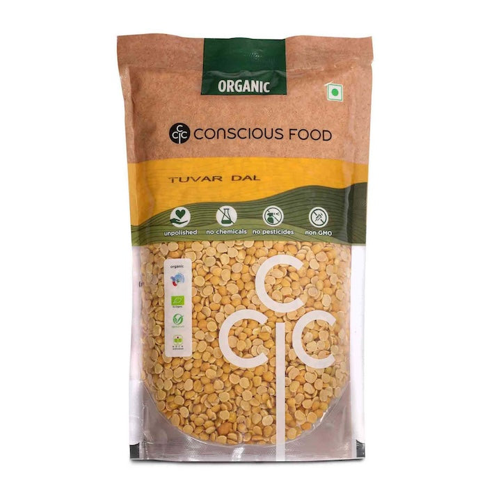 Conscious Food Organic Tuvar / Arhar Dal 500G