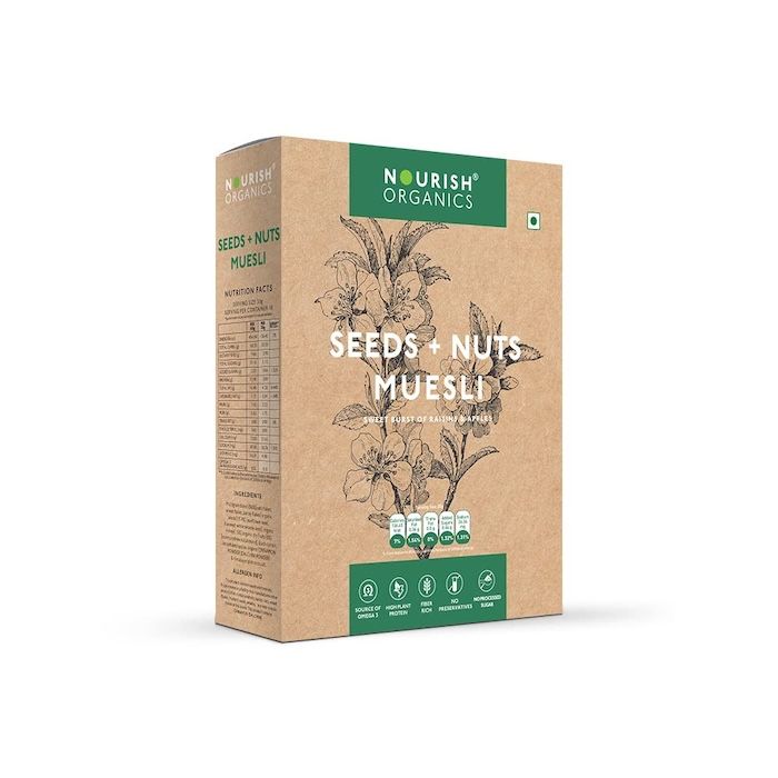 Nourish Organics Seed n Nuts Muesli 300G