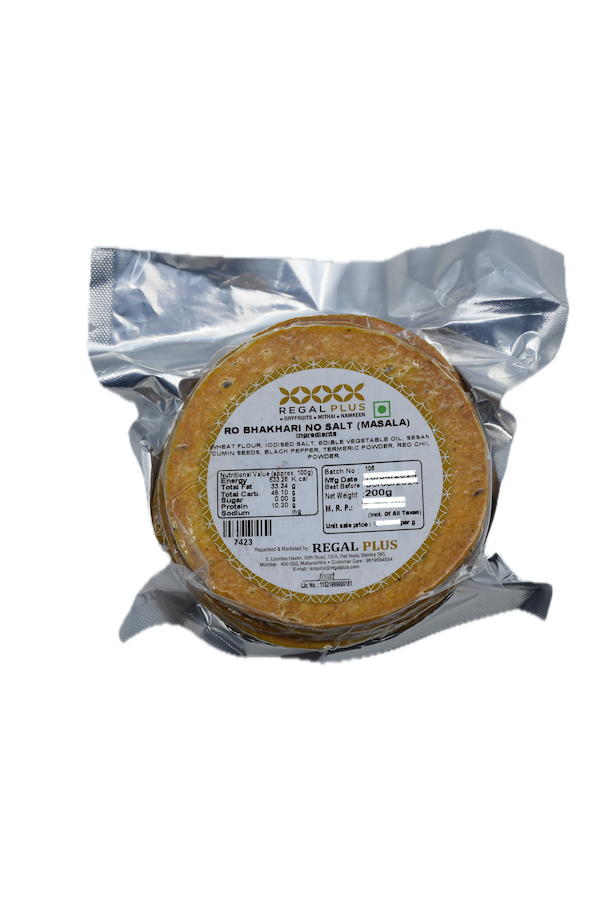 ROASTED BHAKHARI NO SALT MASALA 200G