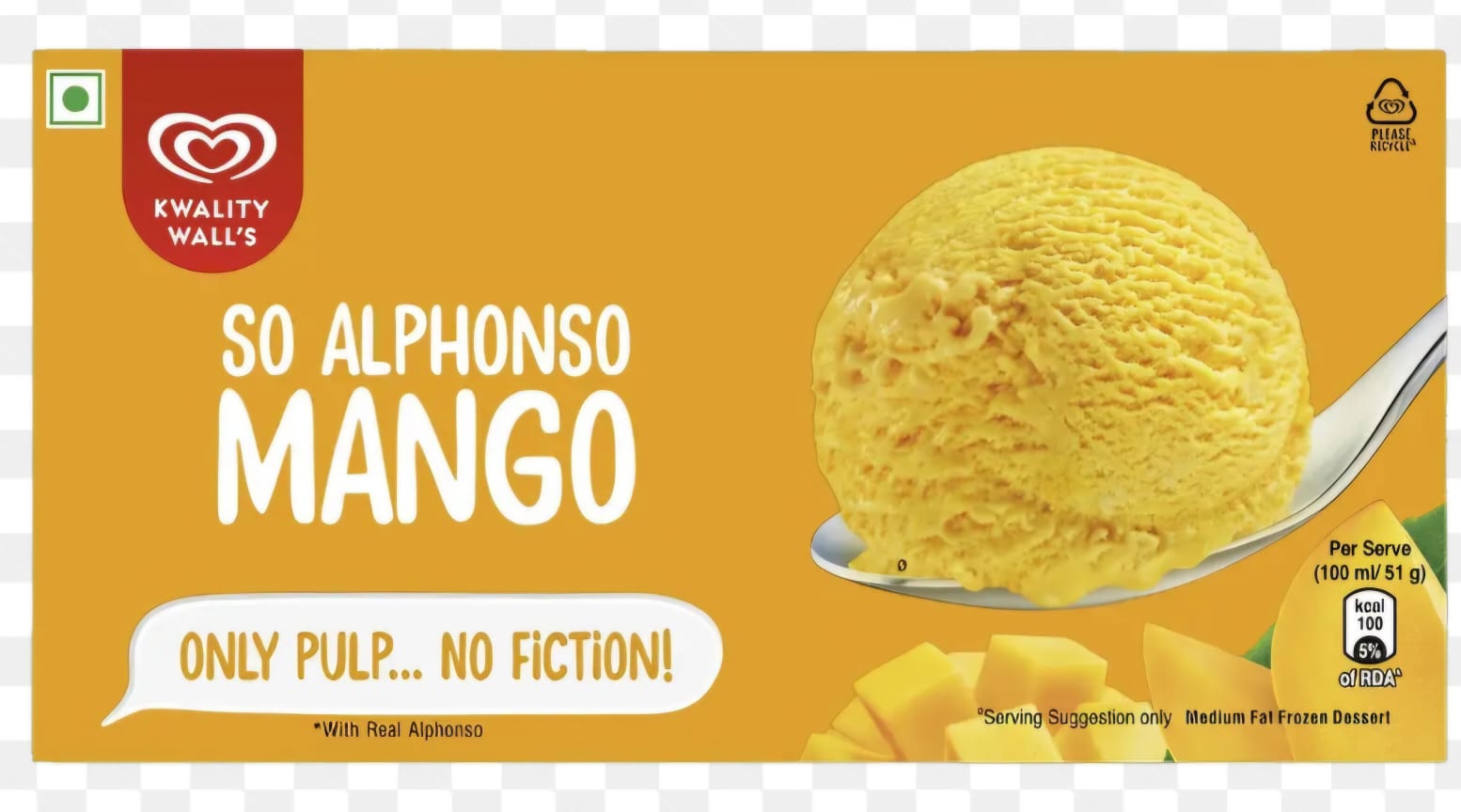 KWALITY IC ALPHONSO MANGO TP 700M