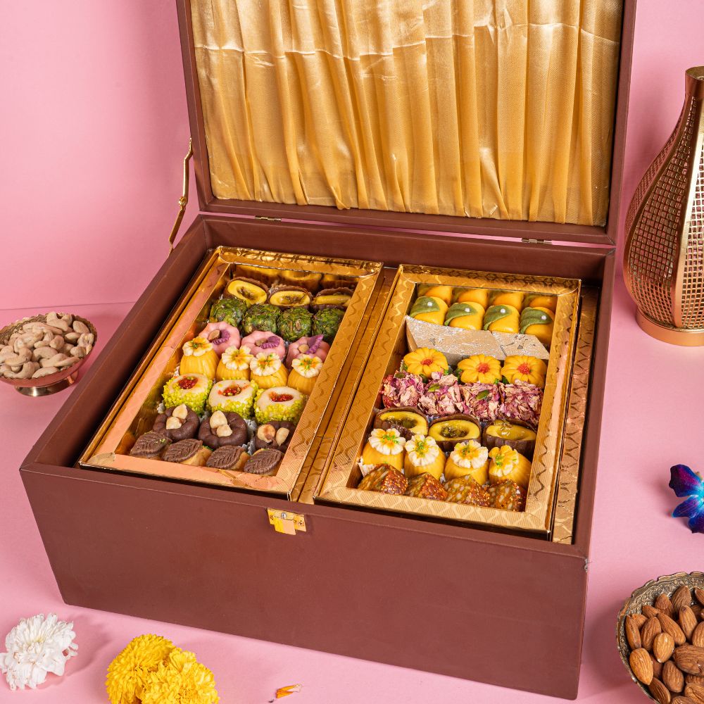 Gift Box Mithai Leather Box
