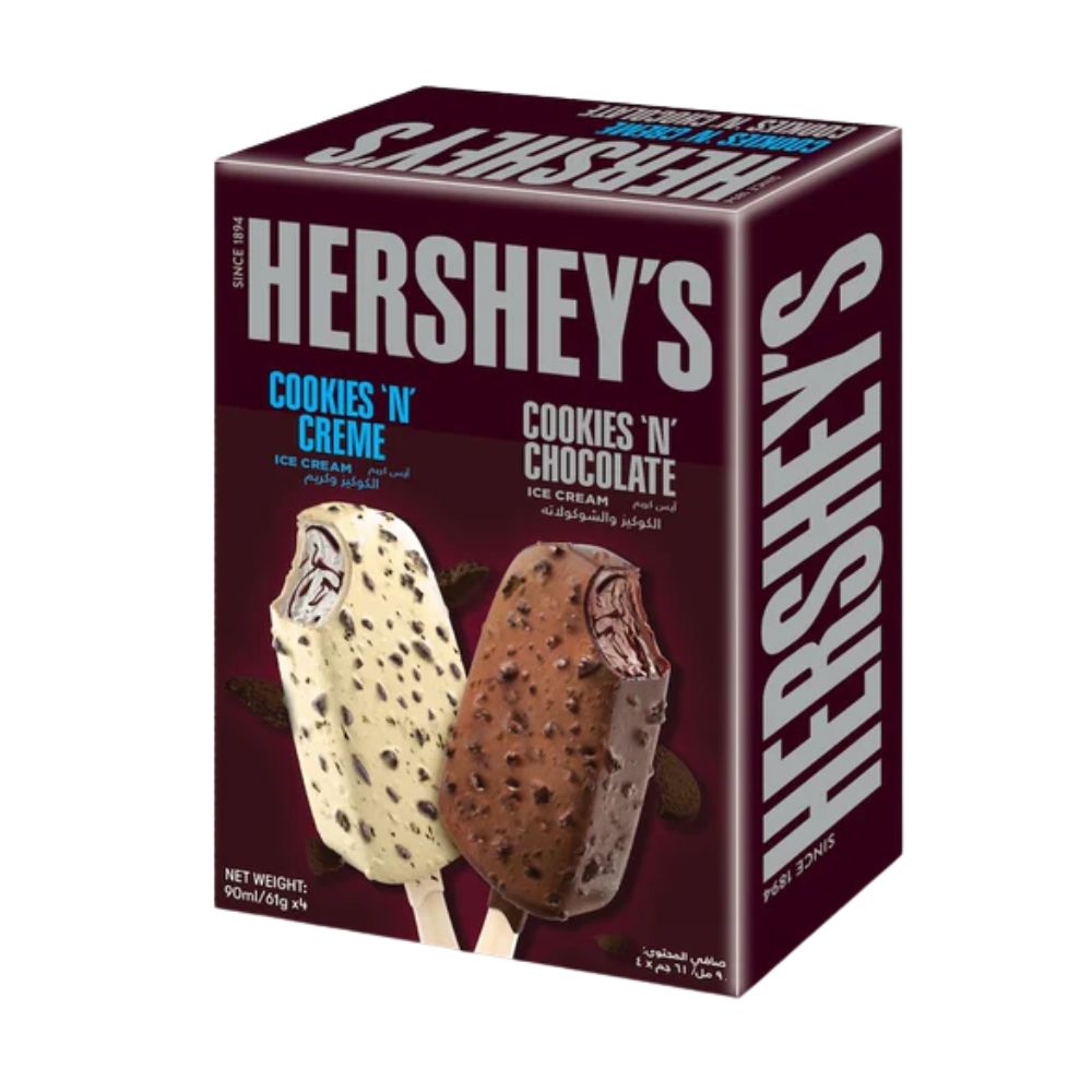 Hershey's Cookies 'N' Cream & Chocolate Ice Cream Sticks