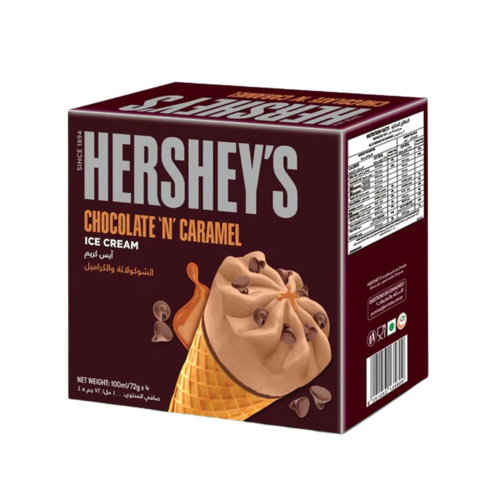 Hershey's Chocolate 'N' Caramel Ice Cream Cones