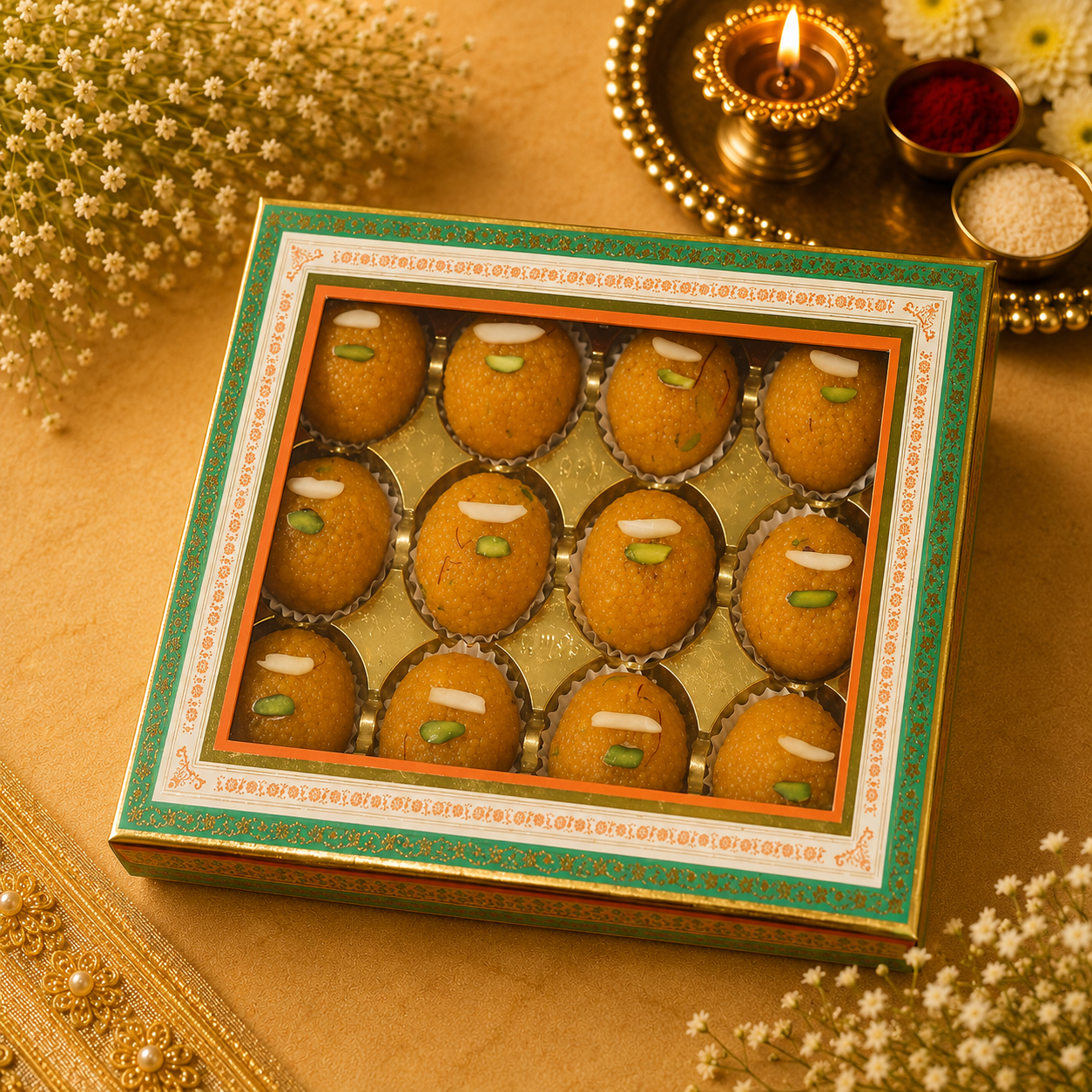 Ladoo Motichur Gift Box