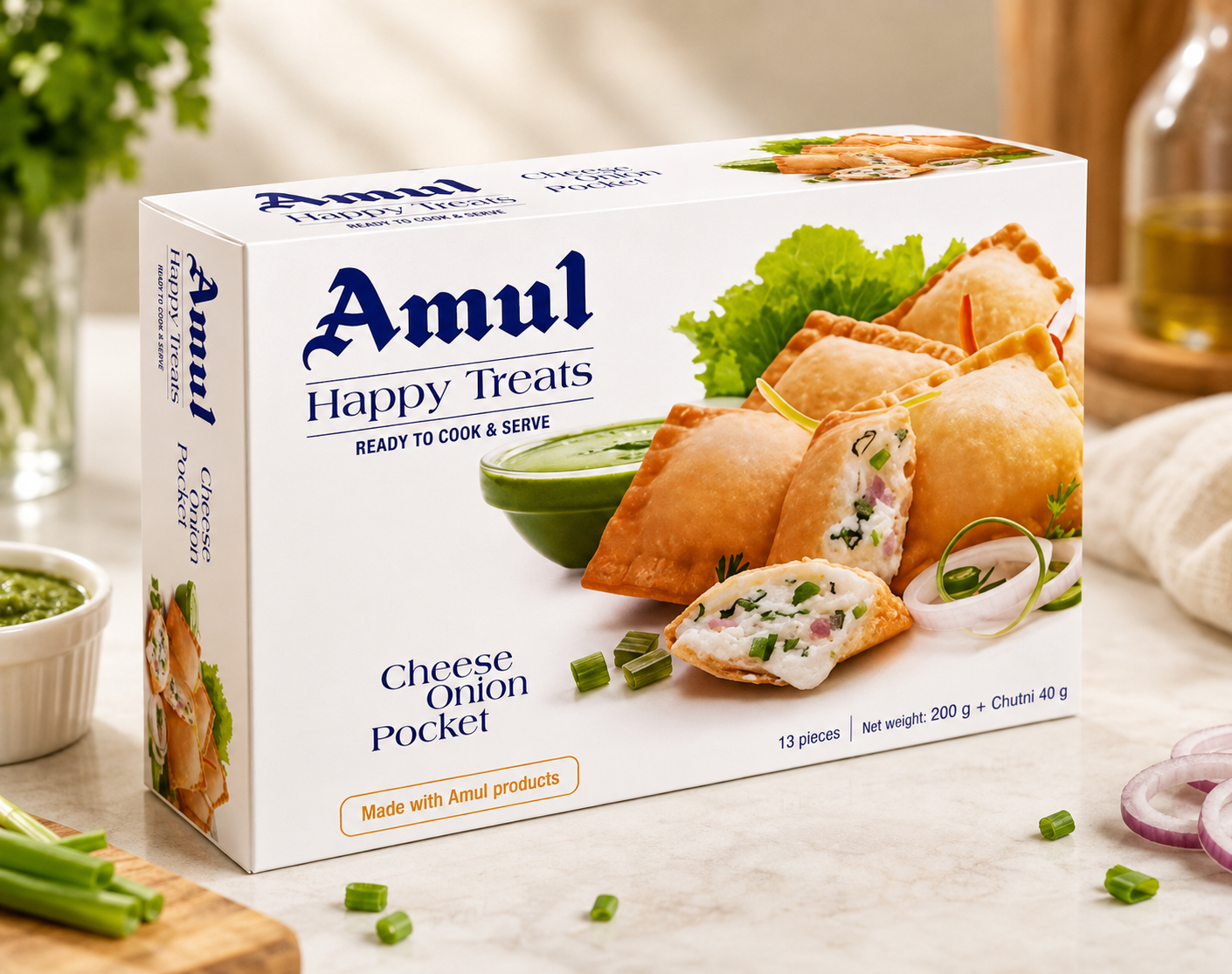 Amul Cheese Onion Pocket