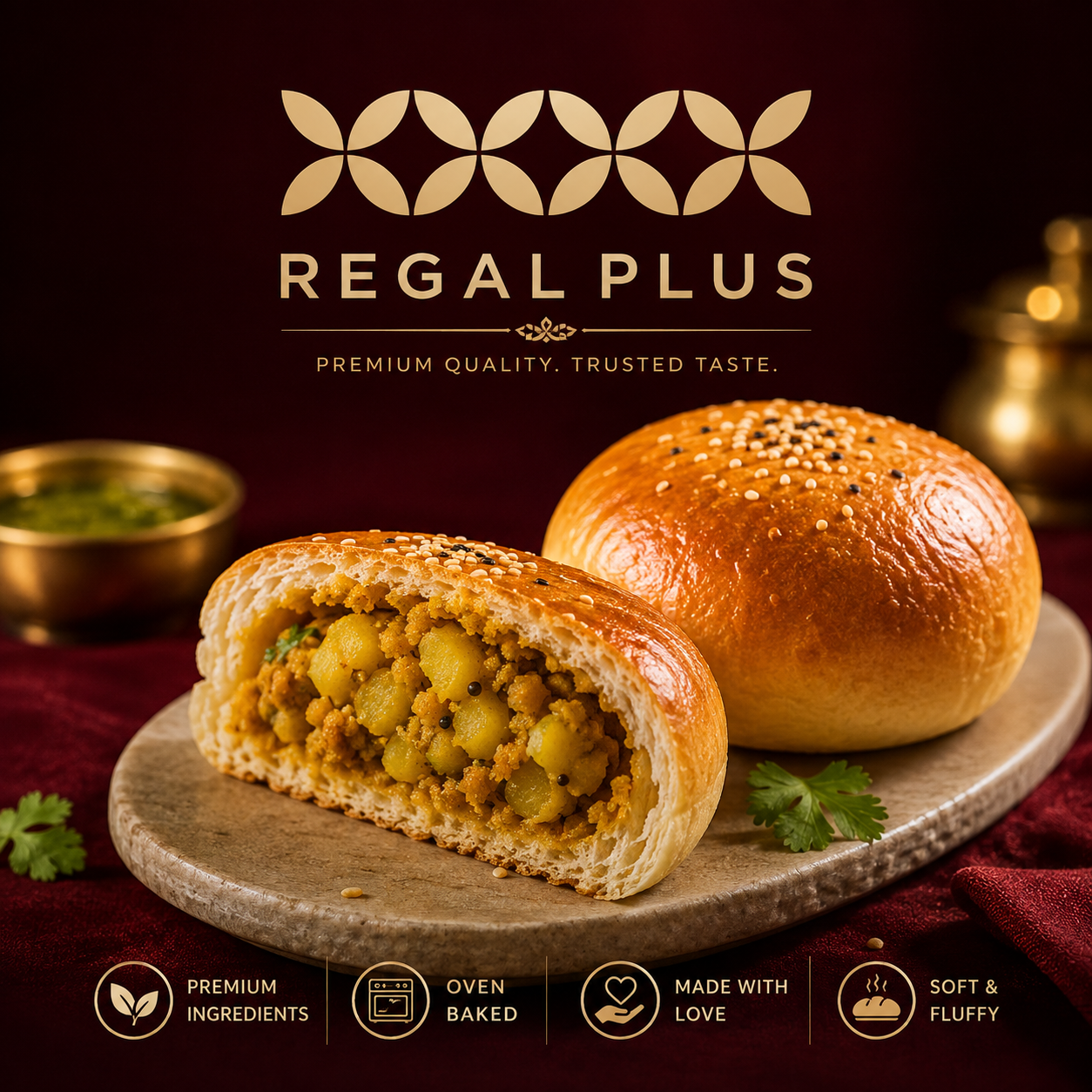 Baked Vada Pav