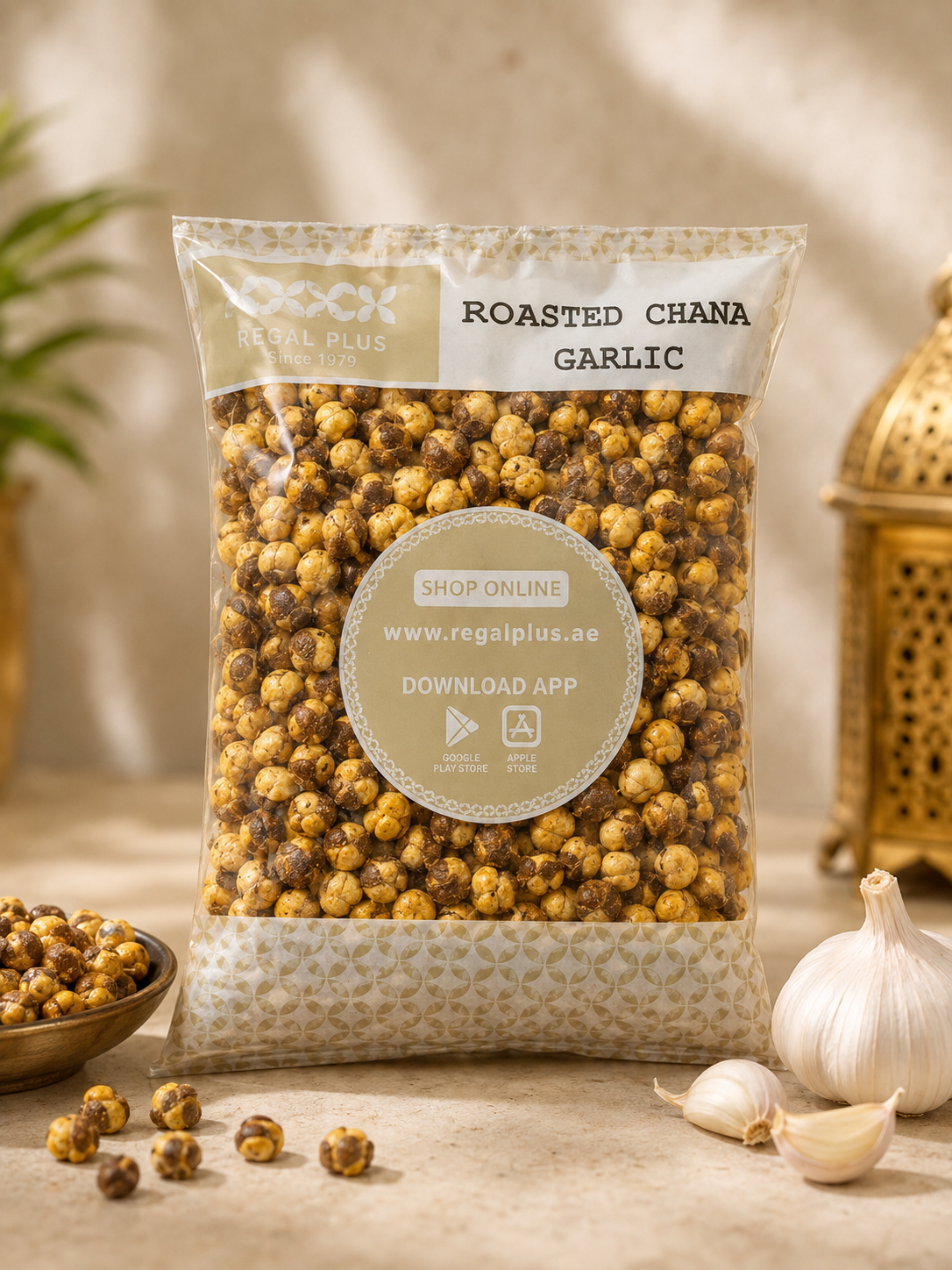 Roasted Chana Garlic