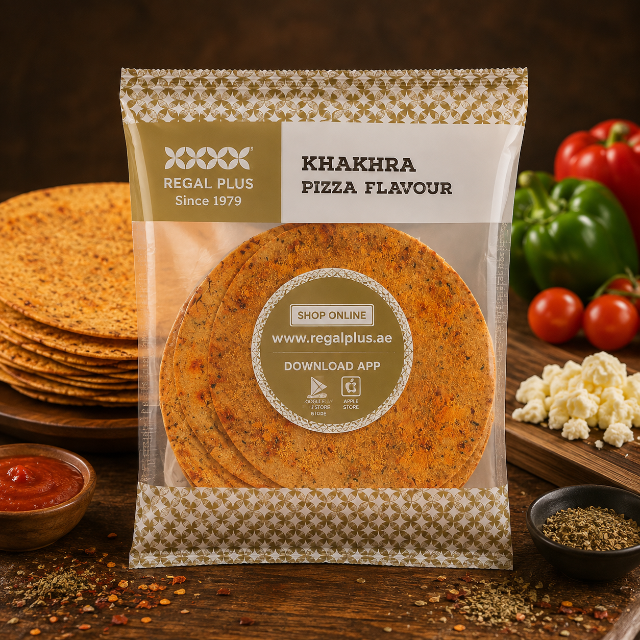 Khakhra Pizza