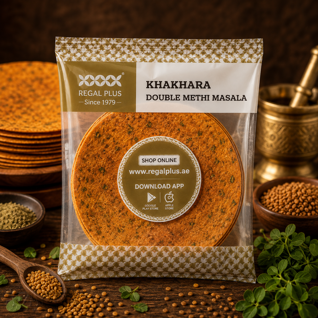 Khakhra Double Methi Masala
