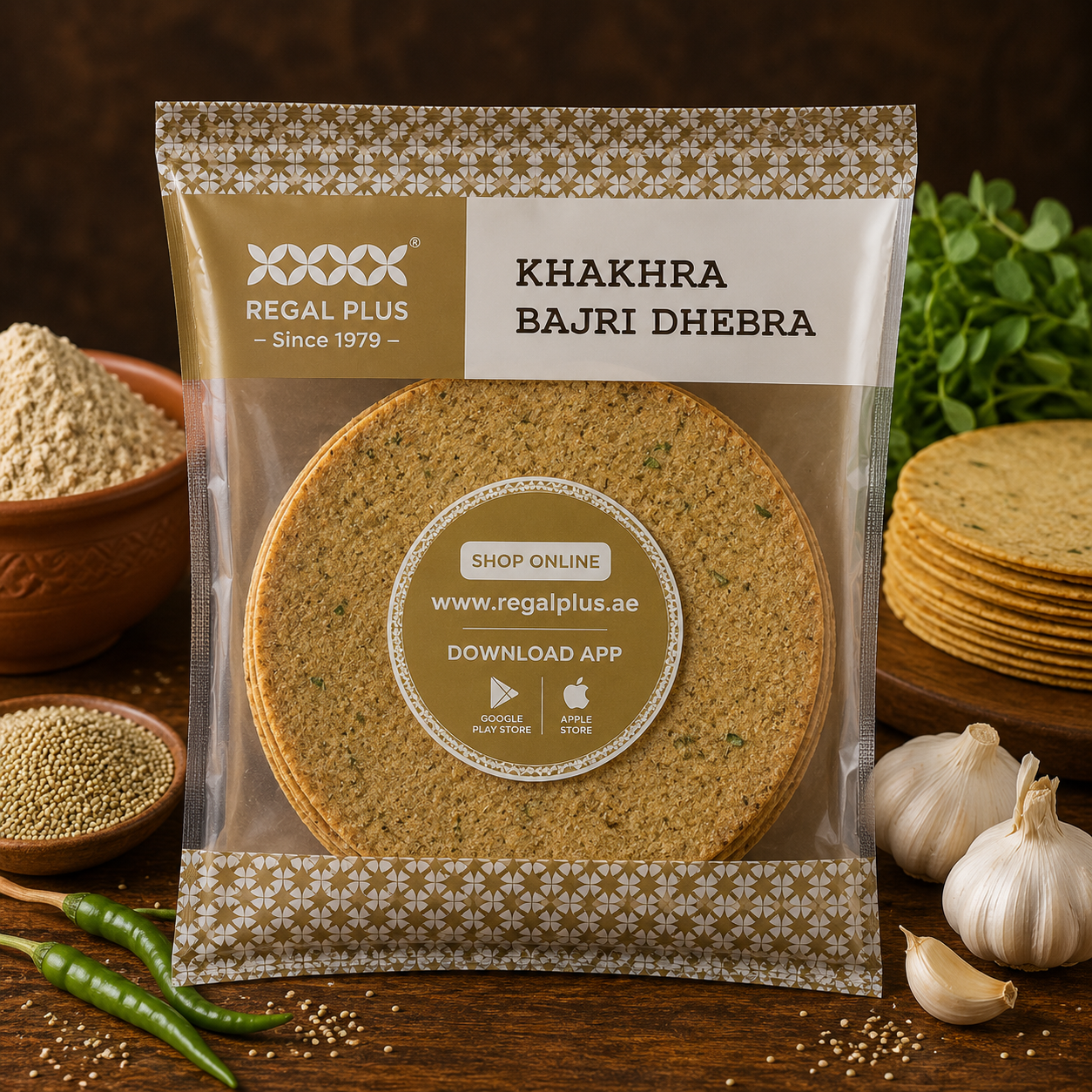 Khakhra Bajri Dhebra