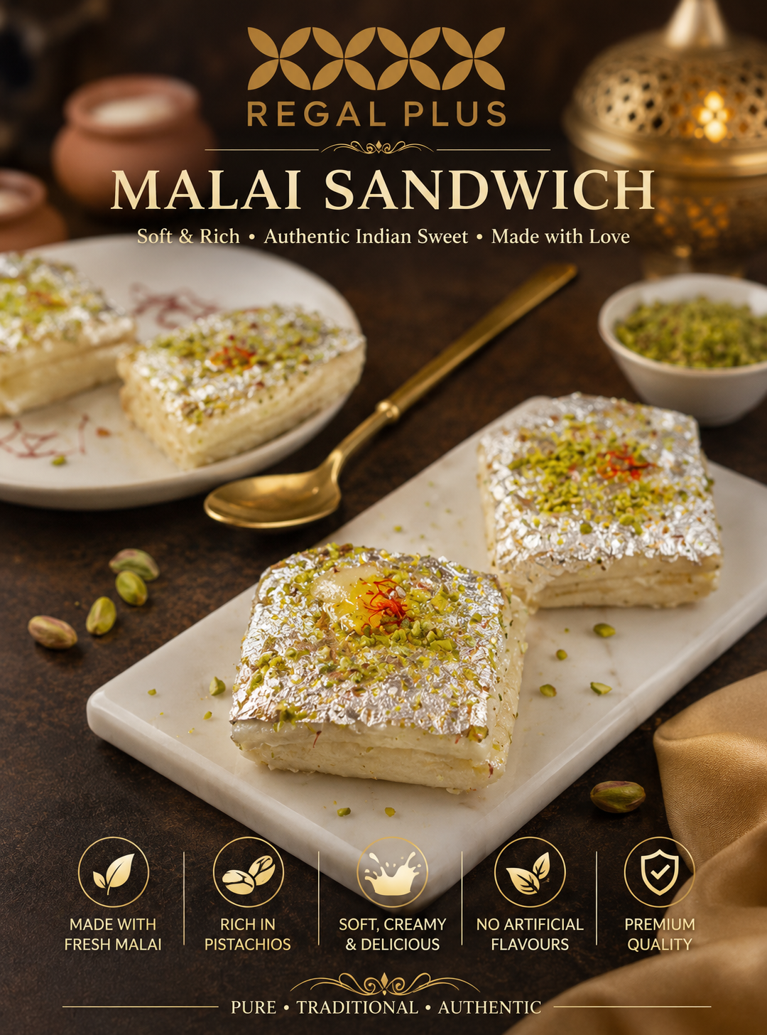 Malai Sandwich