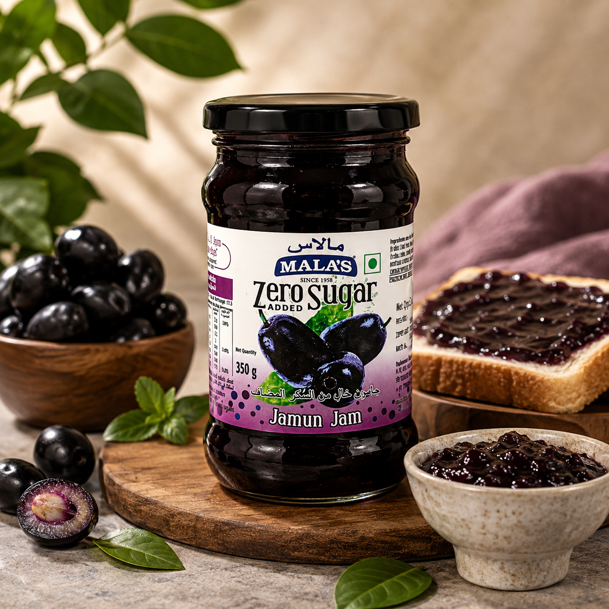 Mala's Jamun Jam (No Added Sugar)