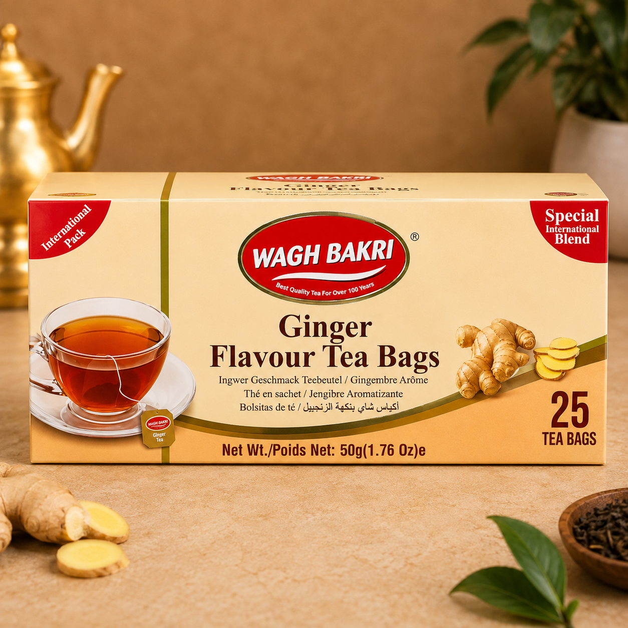 Wagh Bakri Ginger Tea Bags